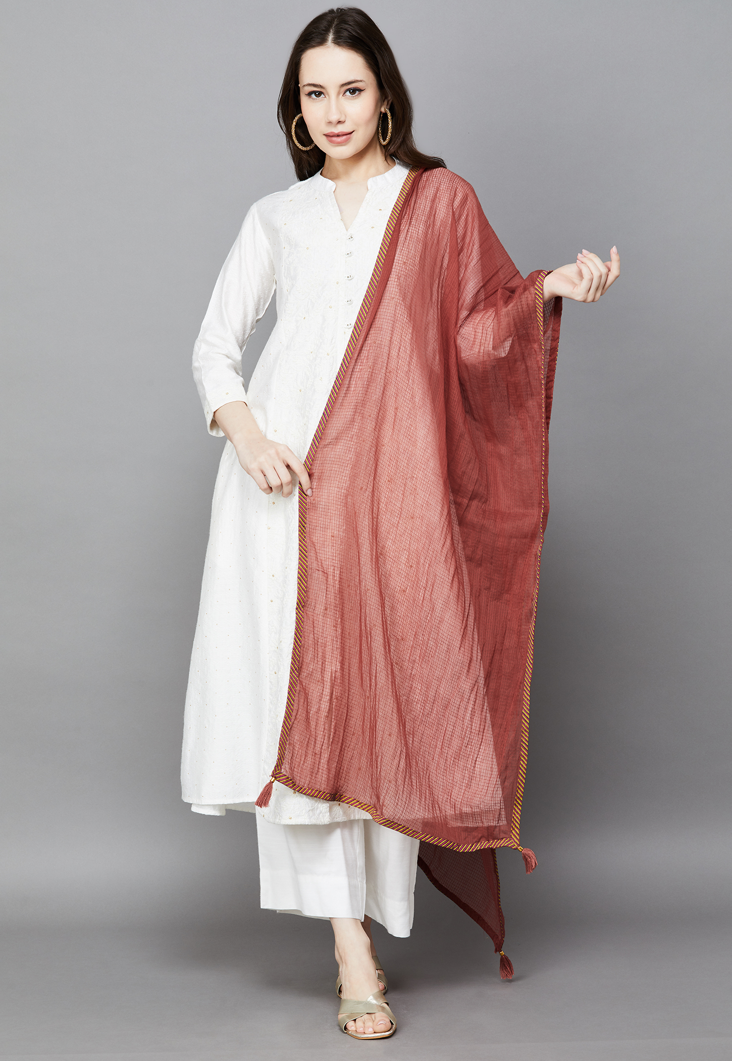SPAN Textured Dupatta-picture-19
