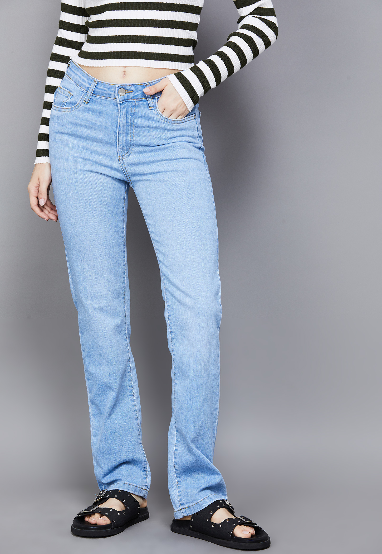 KRAUS Solid Straight Fit Jeans-picture-29
