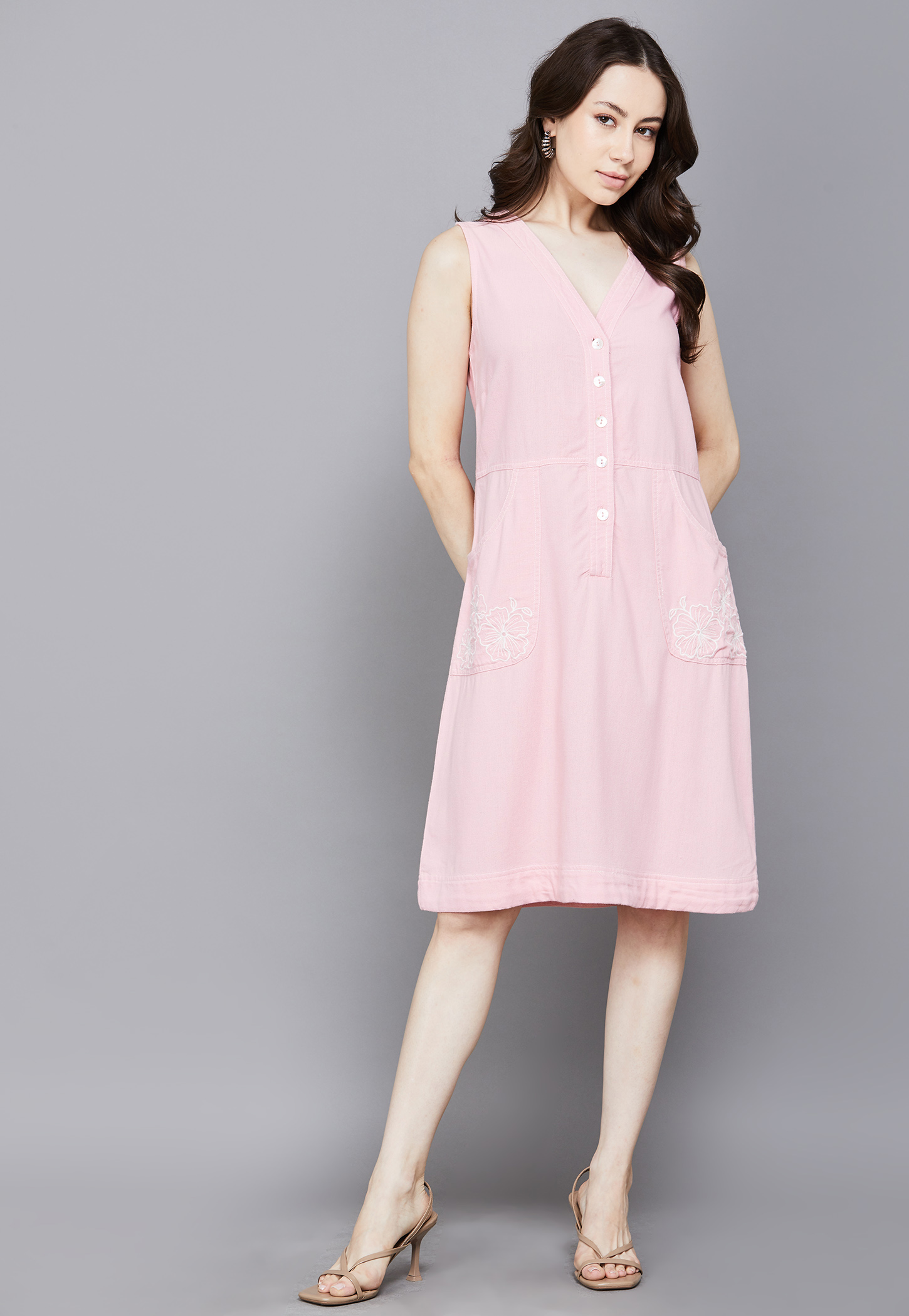 AND Embroidered Shift Dress-picture-50