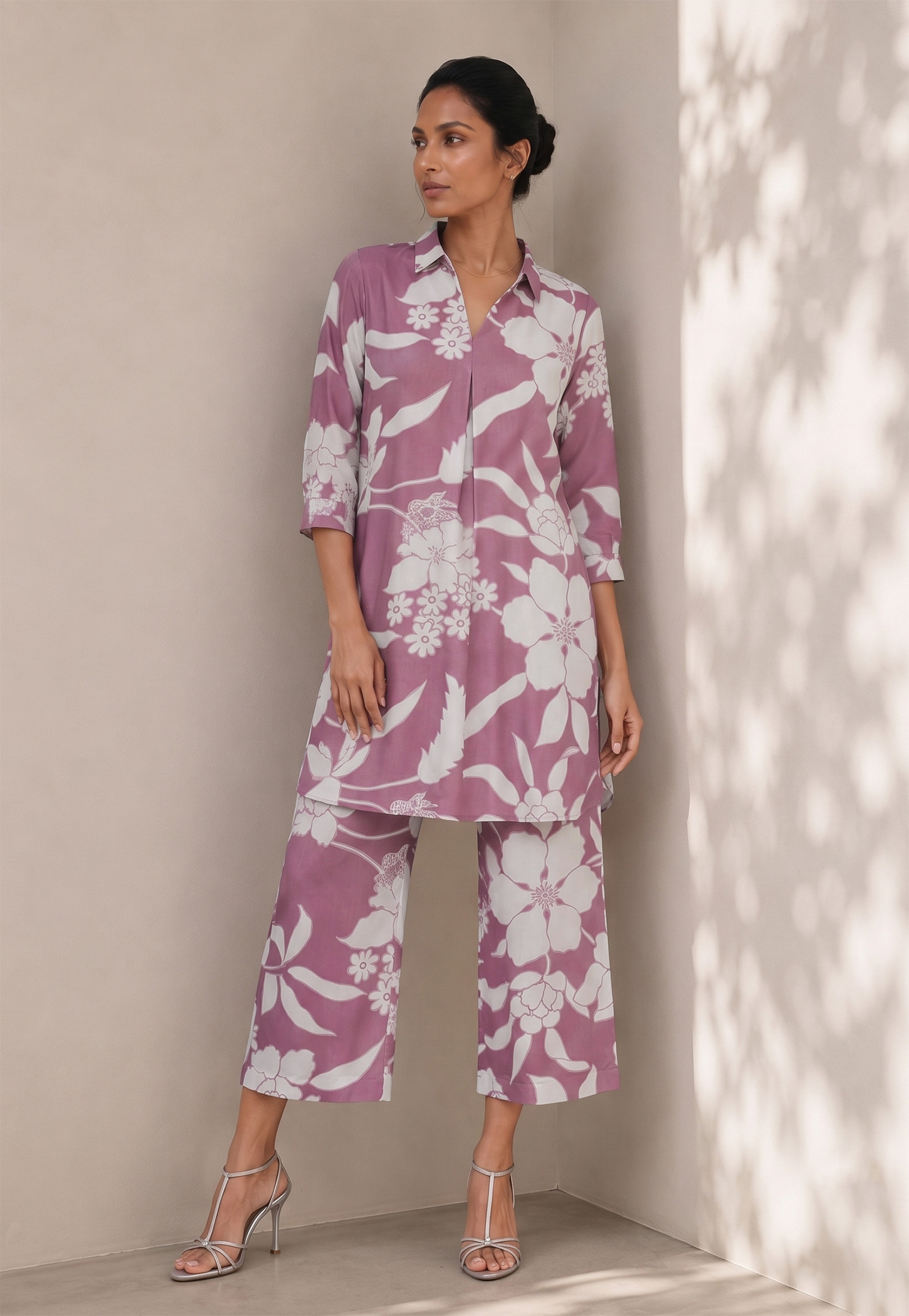 MELANGE Floral Print Kurta Set-picture-26
