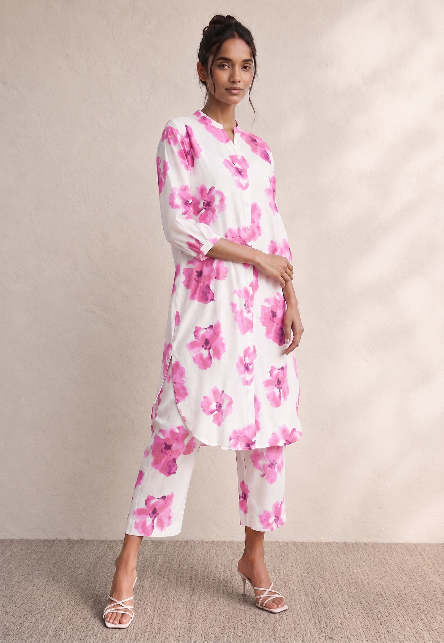 MELANGE Floral Print Kurta Set-picture-24
