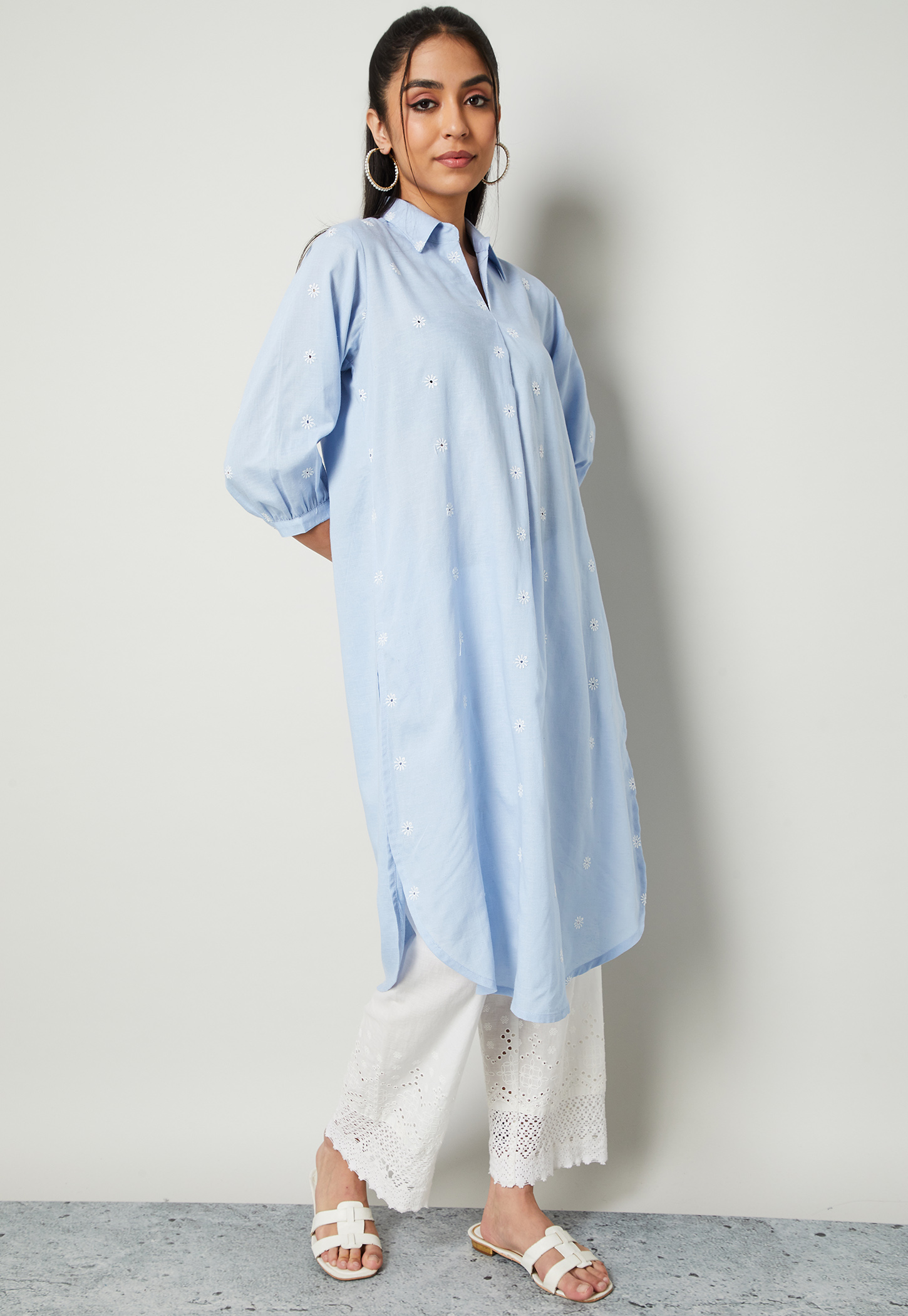 MELANGE Embroidered Straight Kurta-picture-44