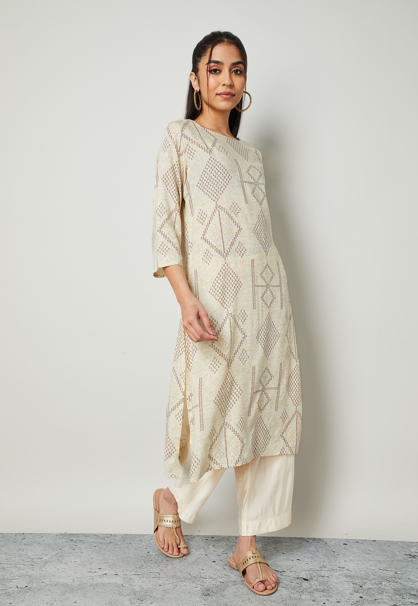 MELANGE Printed Straight Kurta-picture-46