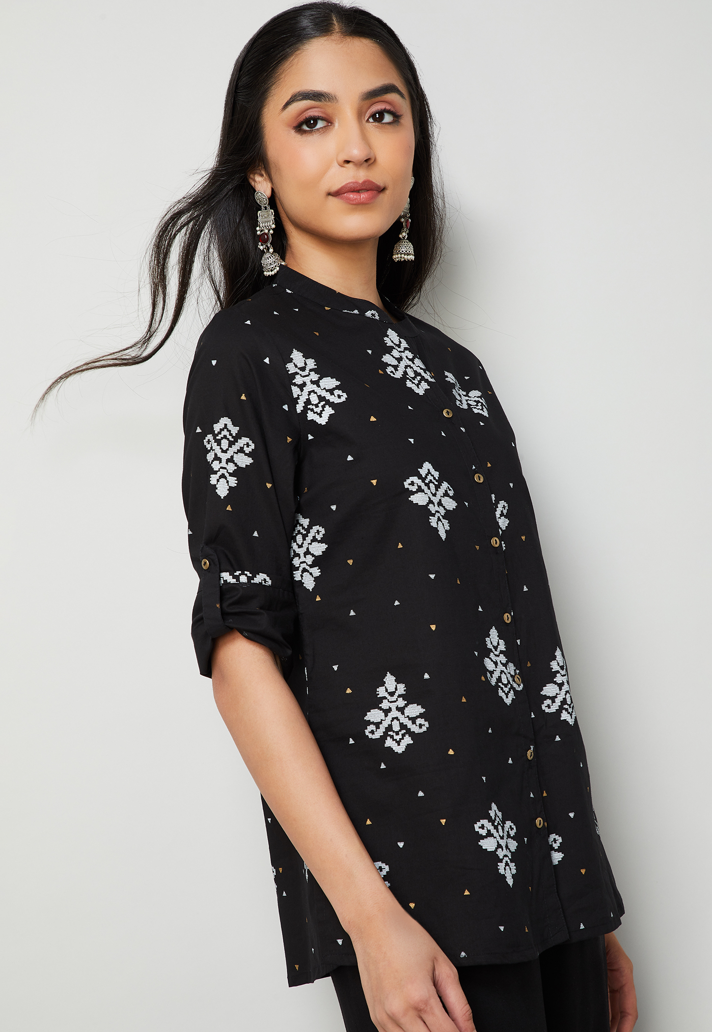 MELANGE Ethnic Motif Straight Kurti-picture-39