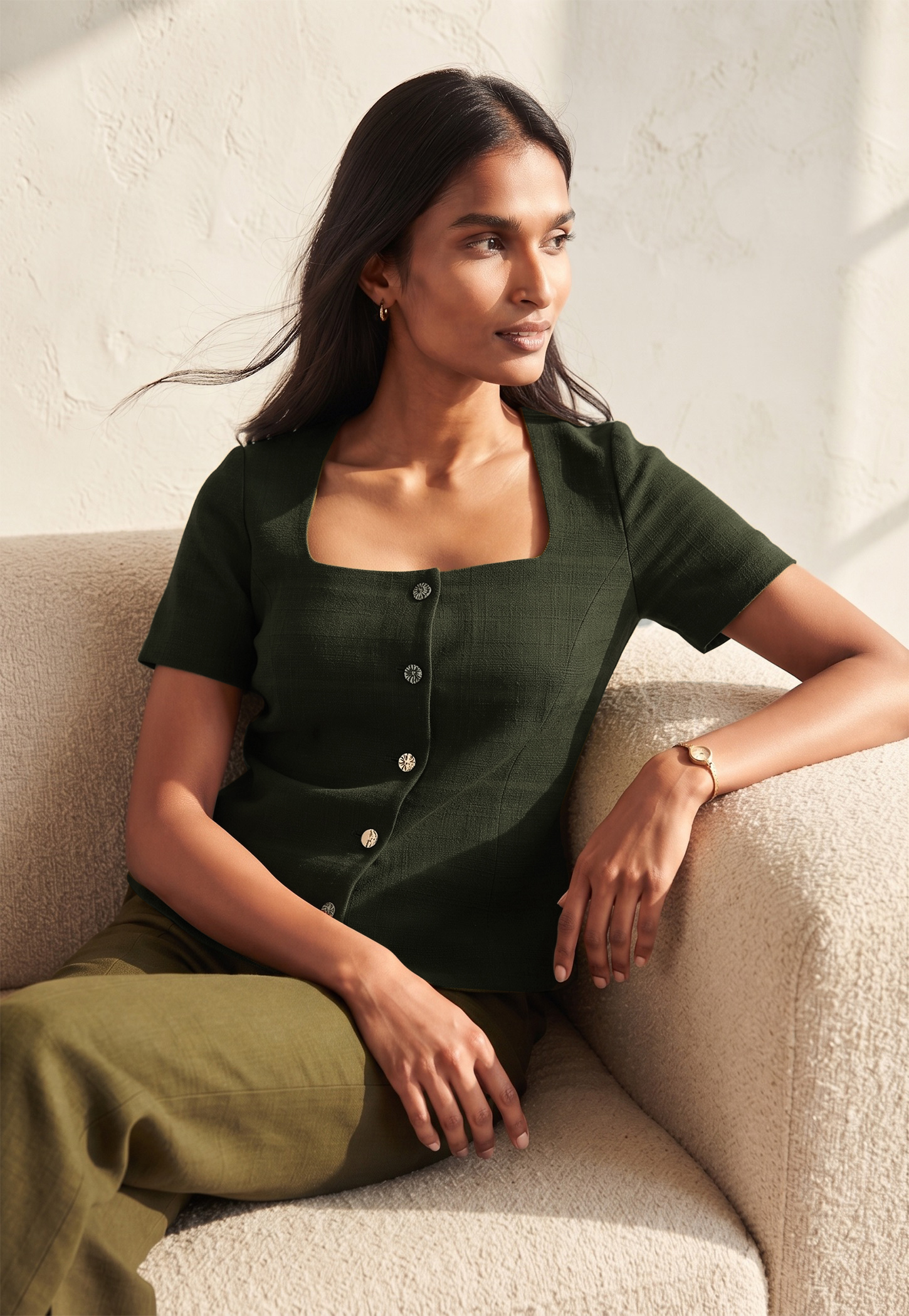 CODE Square Neck Top-image-4