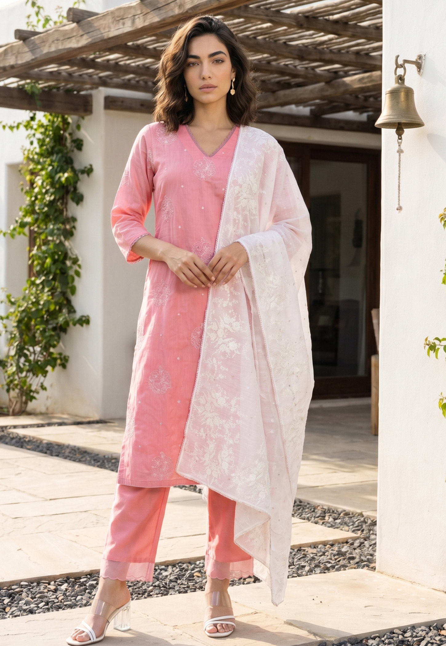 W Floral Print Dupatta-picture-22