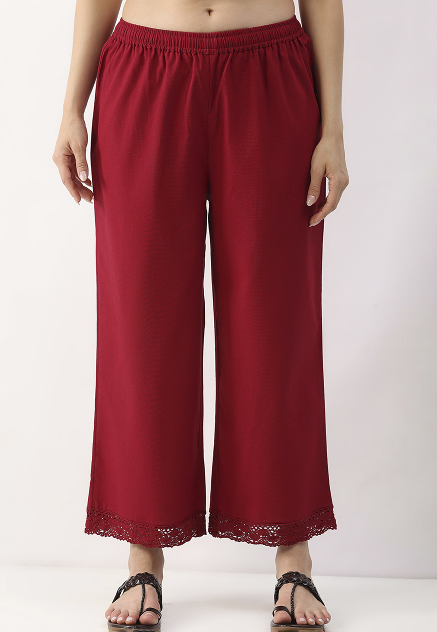 BIBA Solid Palazzos-picture-24
