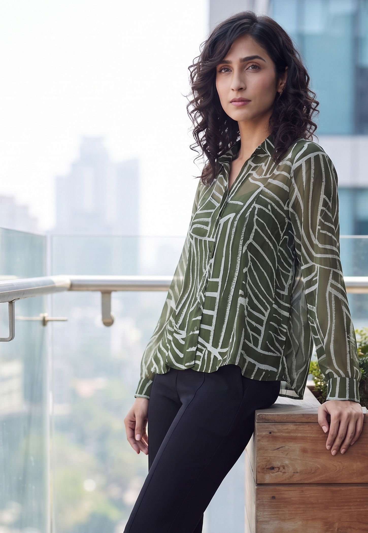CODE Printed Shirt-picture-21