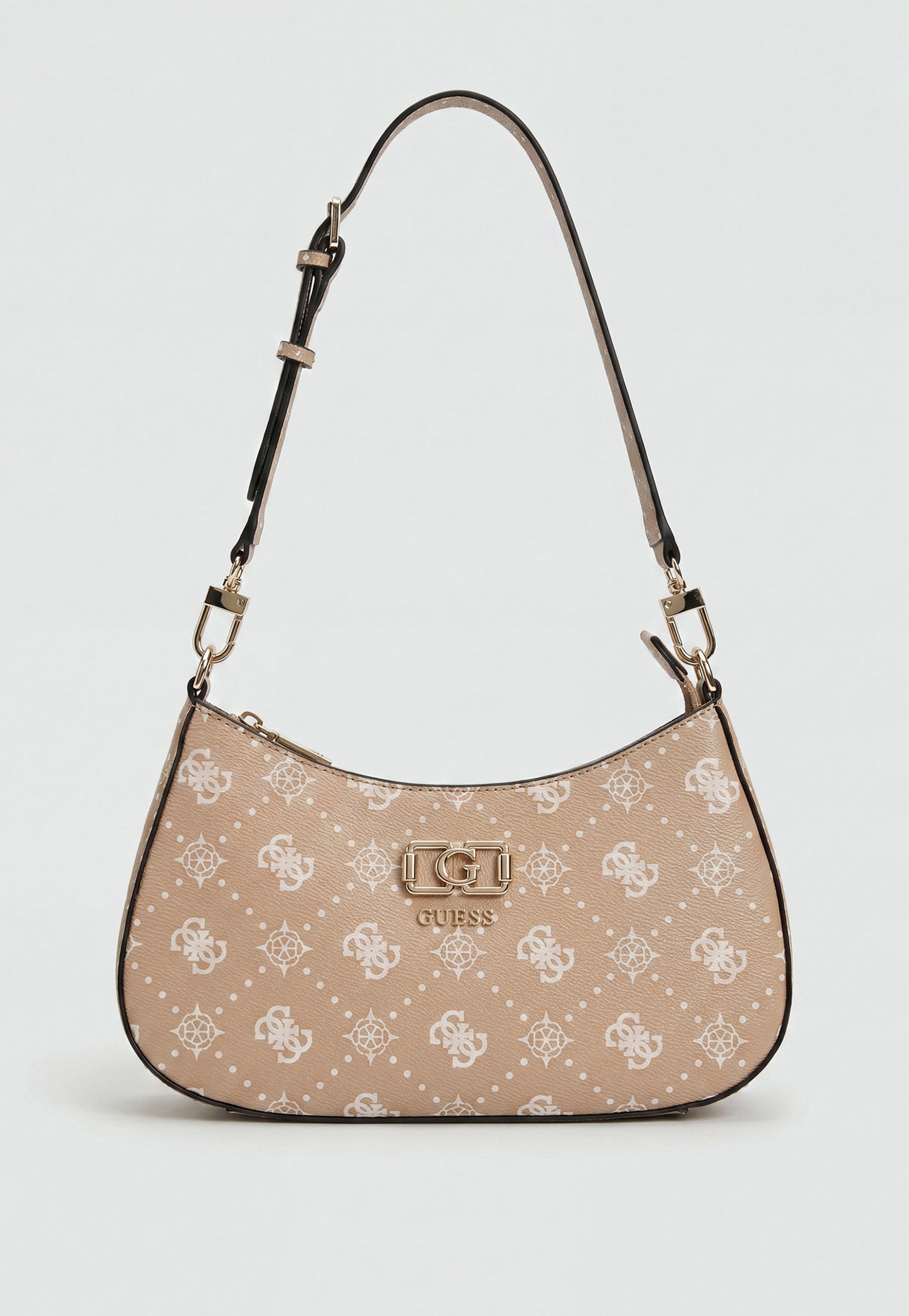 GUESS Monogram Print Shoulder Bag-image-39
