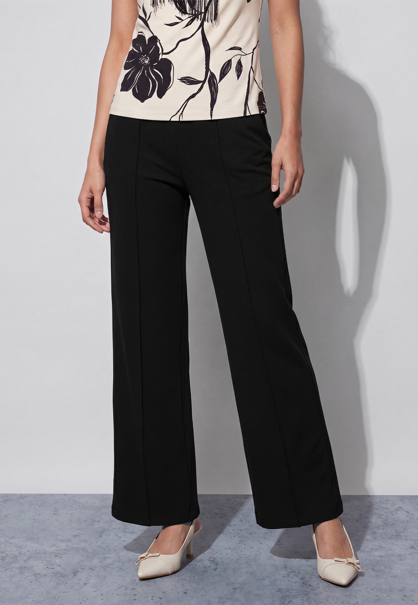CODE Pintuck Front Trousers-picture-34
