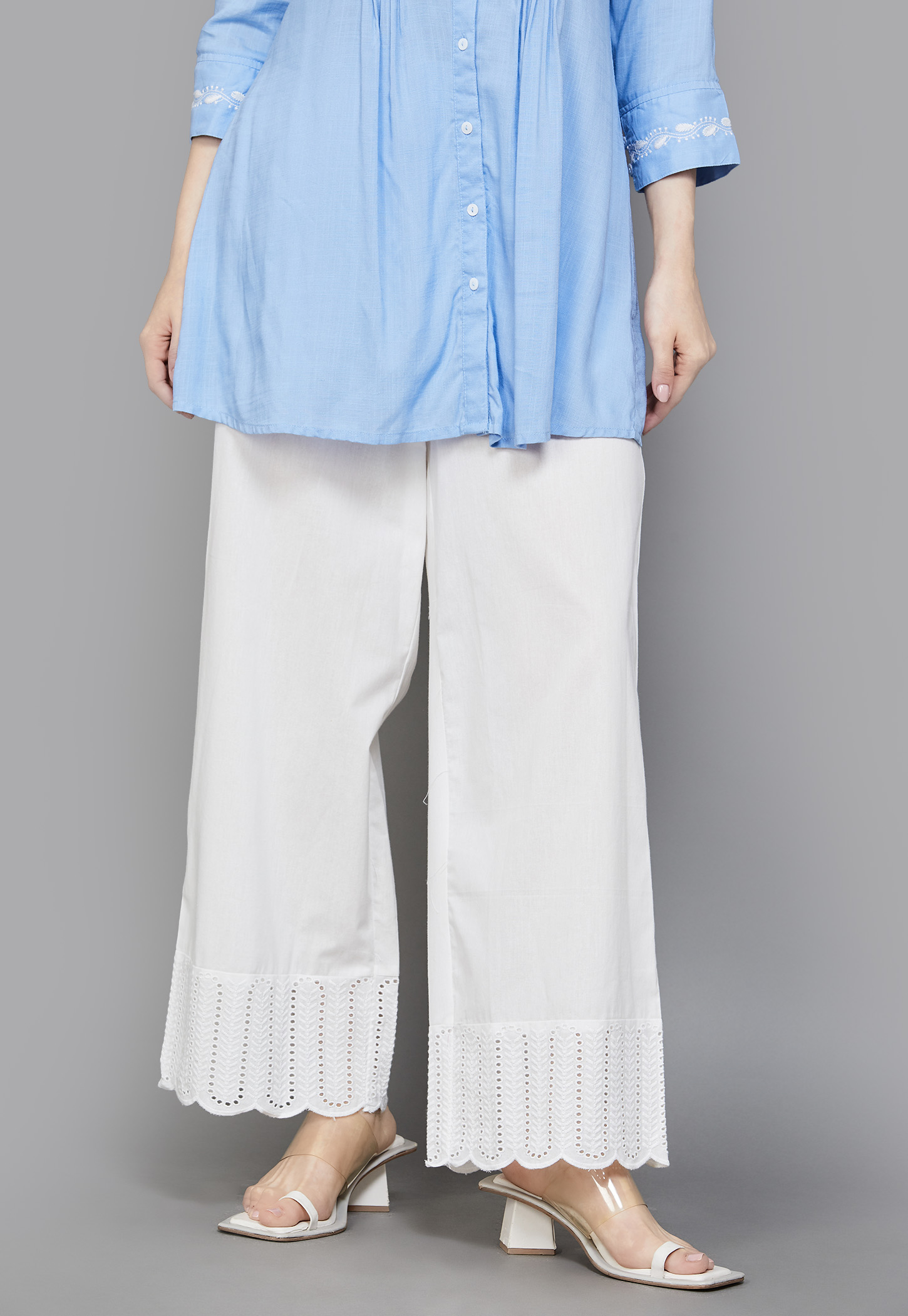 AURELIA Solid Palazzos-picture-28