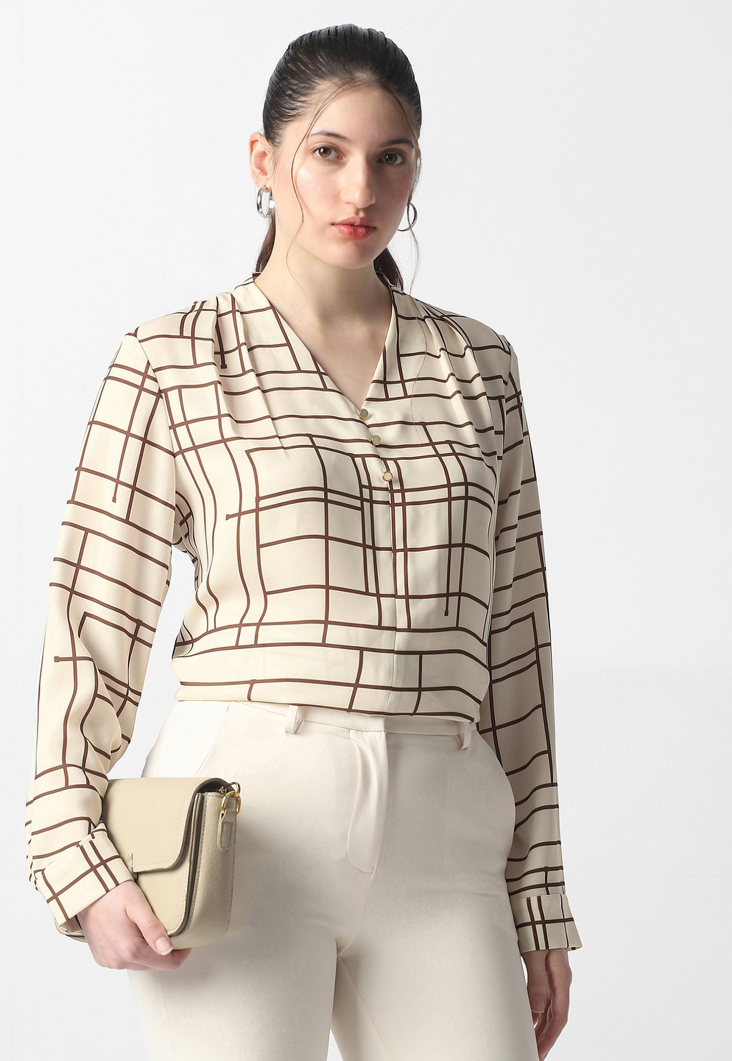 VAN HEUSEN Geometric Print Buttoned Top-picture-18