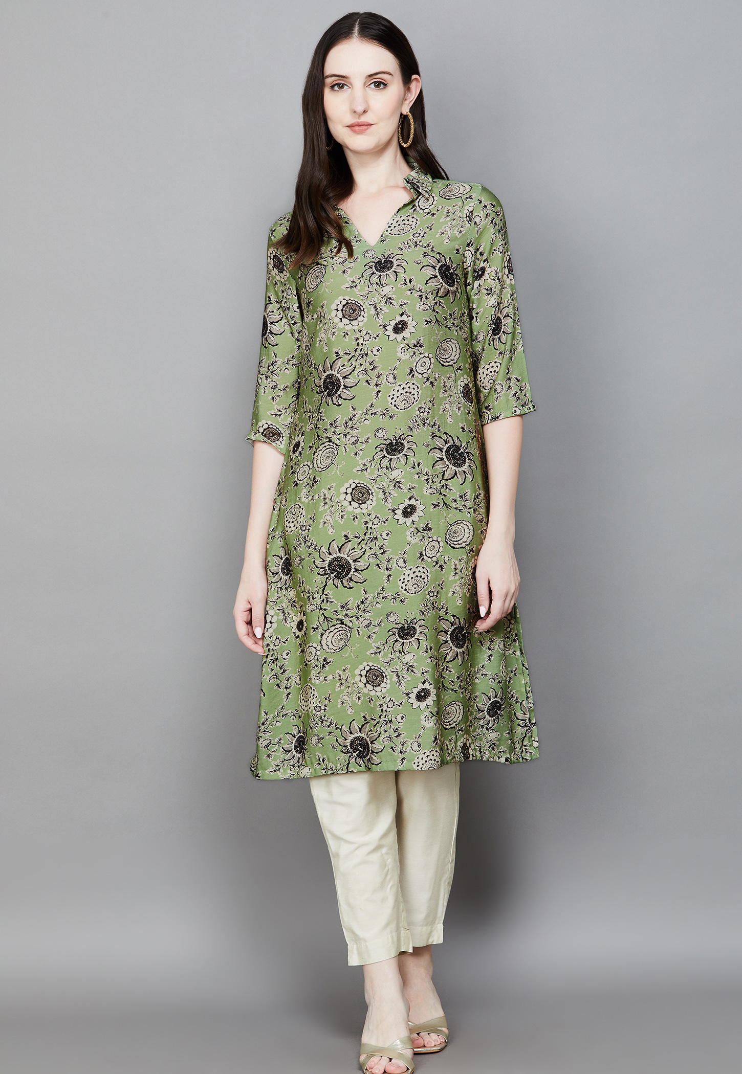 W Floral Print Straight Kurta-picture-35