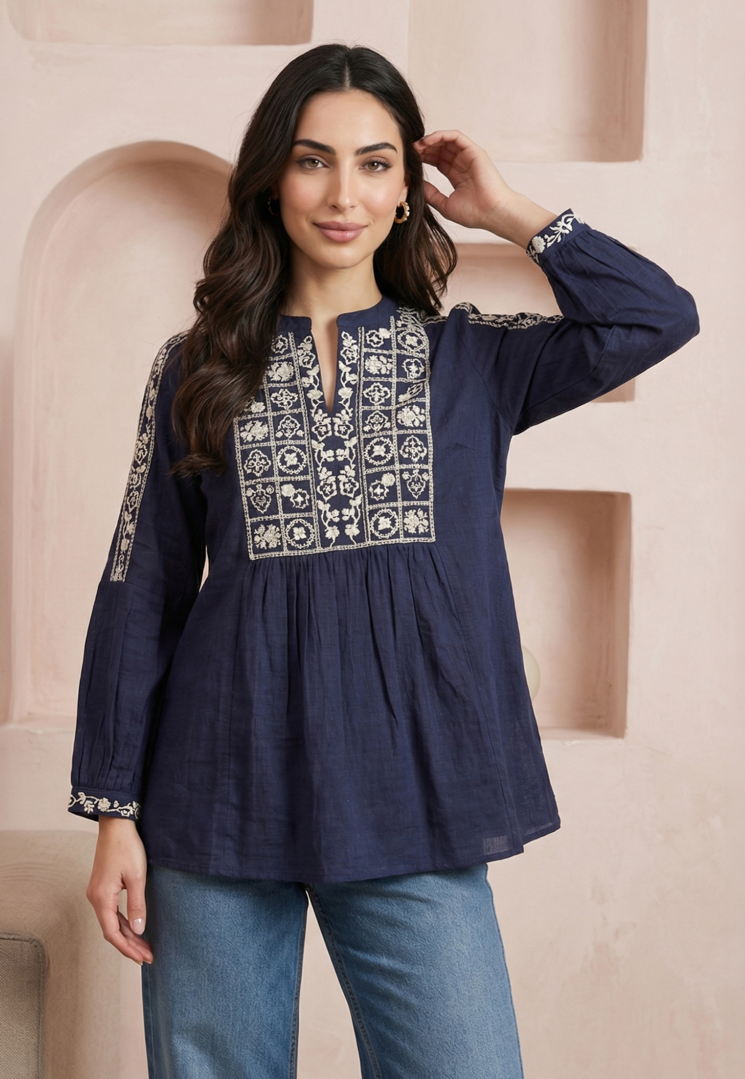 W Embroidered Top-picture-44