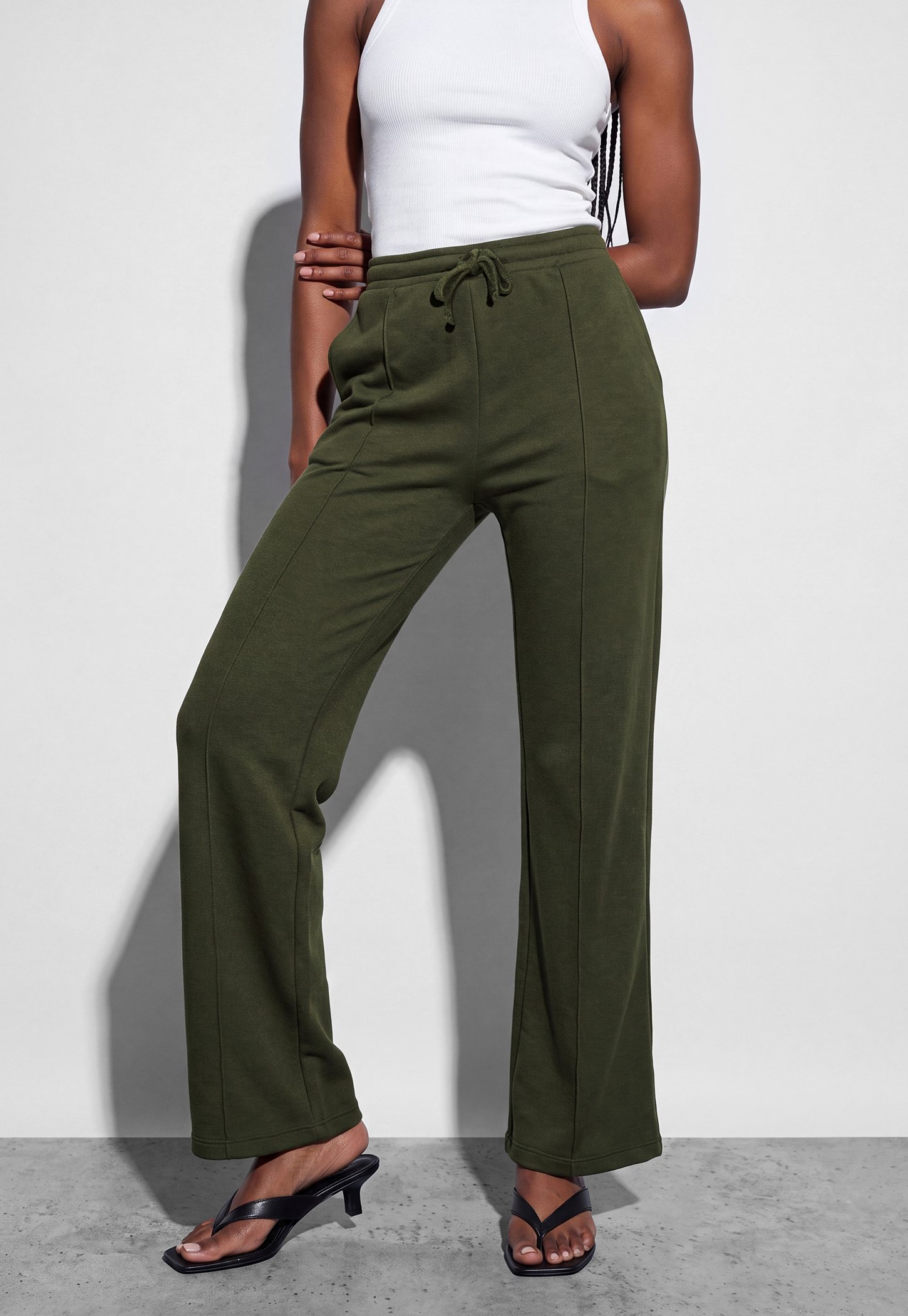GINGER Drawstring Knit Trousers-picture-29