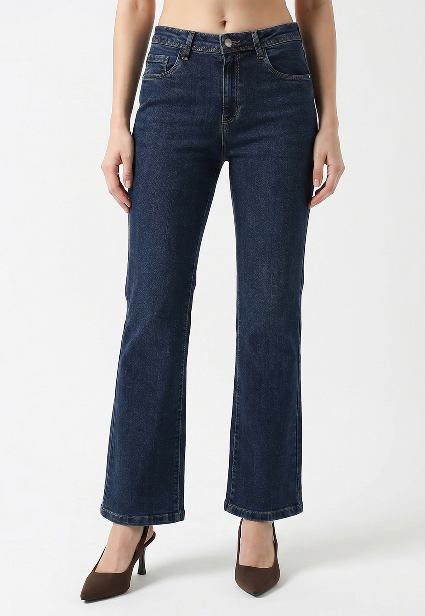 KRAUS Solid Flared Jeans-picture-14