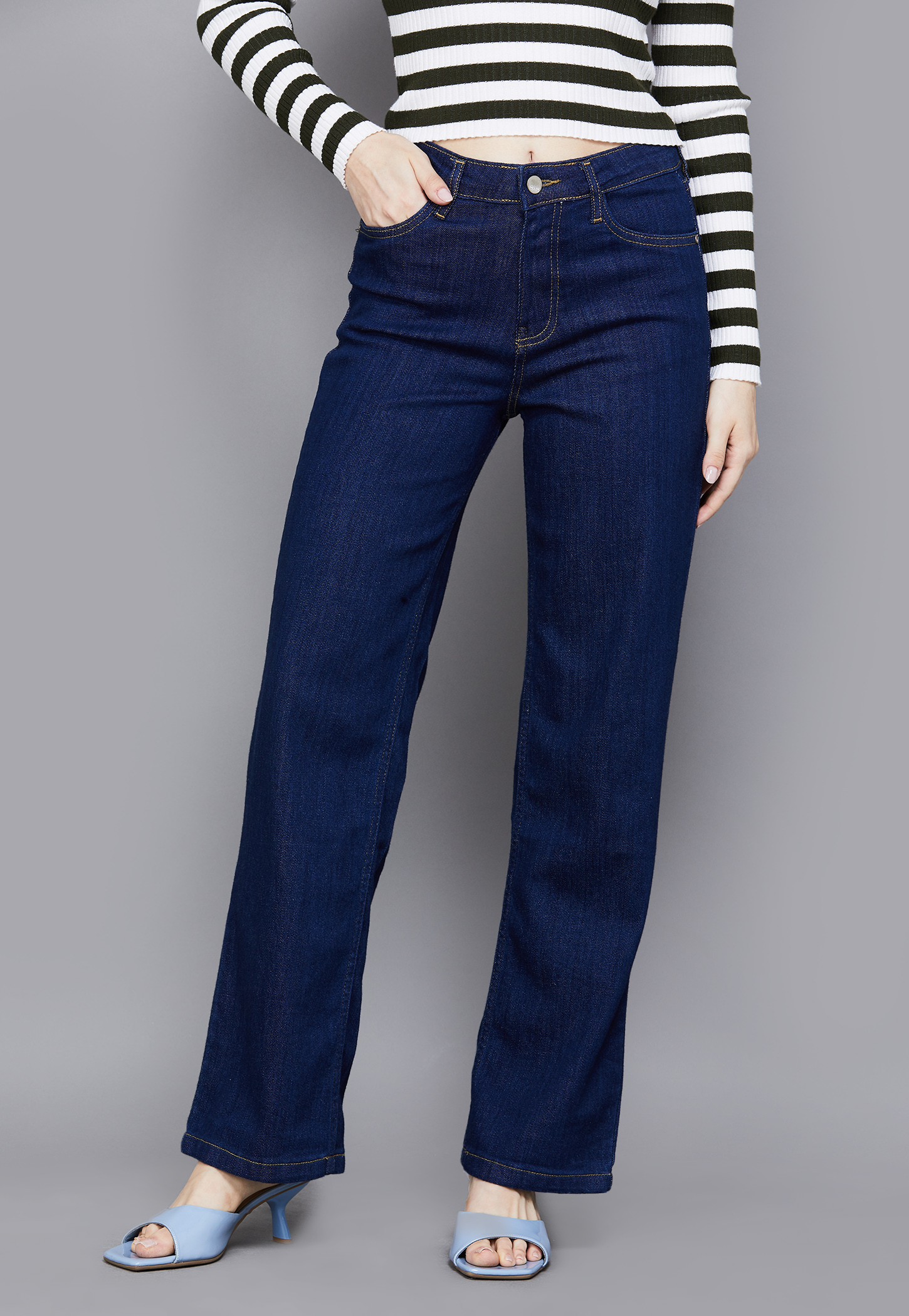 KRAUS Solid Straight Fit Jeans-picture-30