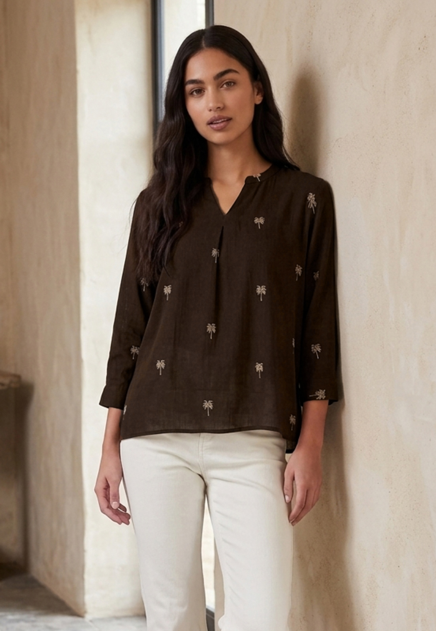 FAME FOREVER Embroidered Top-picture-48