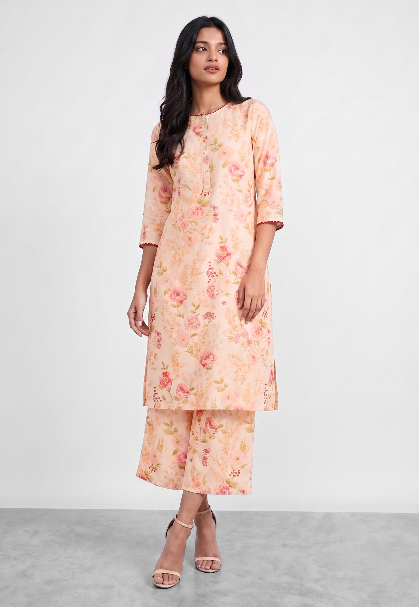 MELANGE Floral Print Kurta Set-picture-27