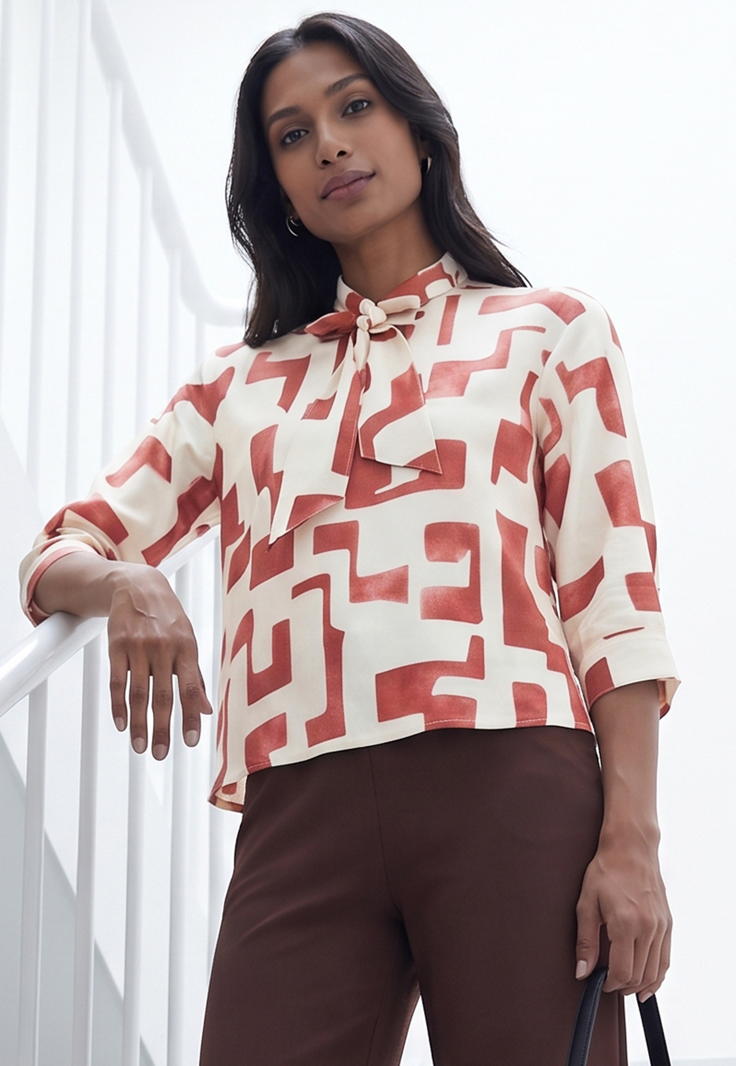 CODE CLASSIC Printed Tie-Up Top-picture-20