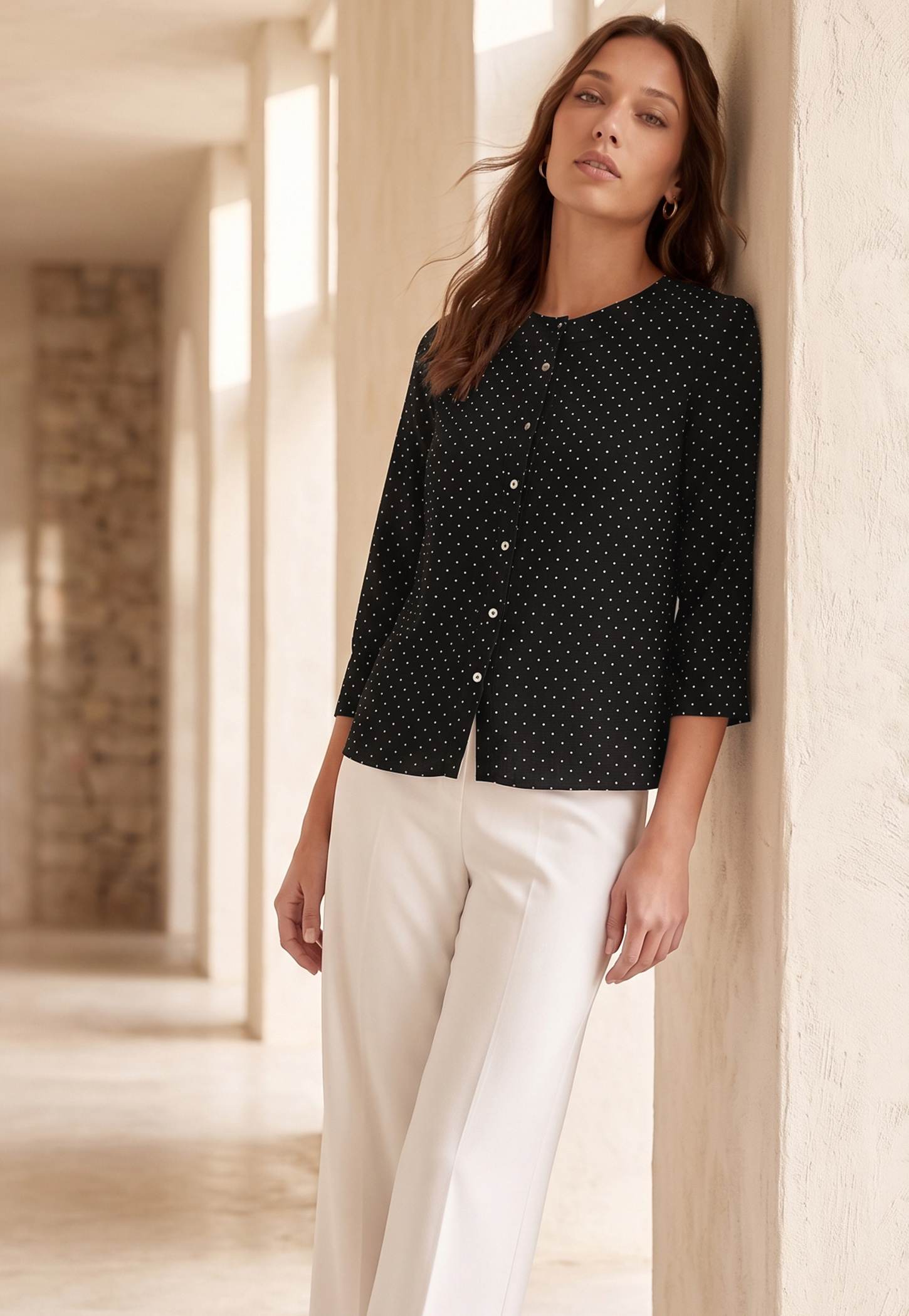 CODE CLASSIC Polka Dot Top-picture-10