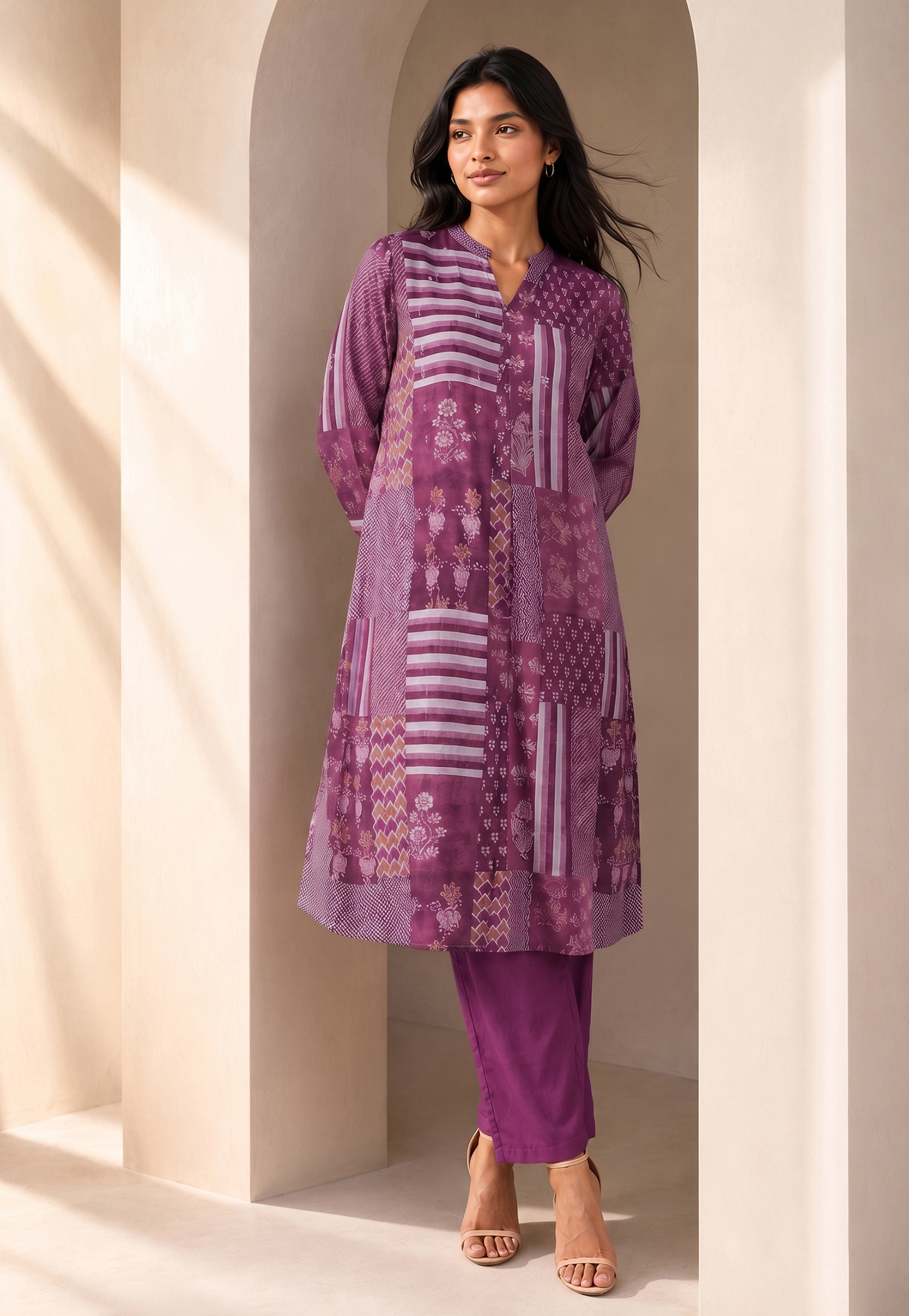 MELANGE Printed Kurta Set-picture-31