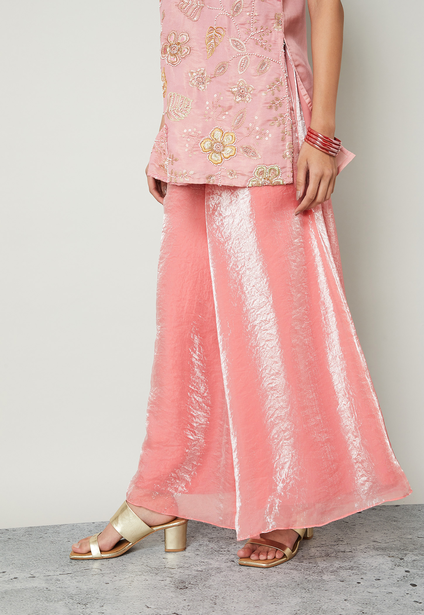 MELANGE Solid Palazzos-picture-48