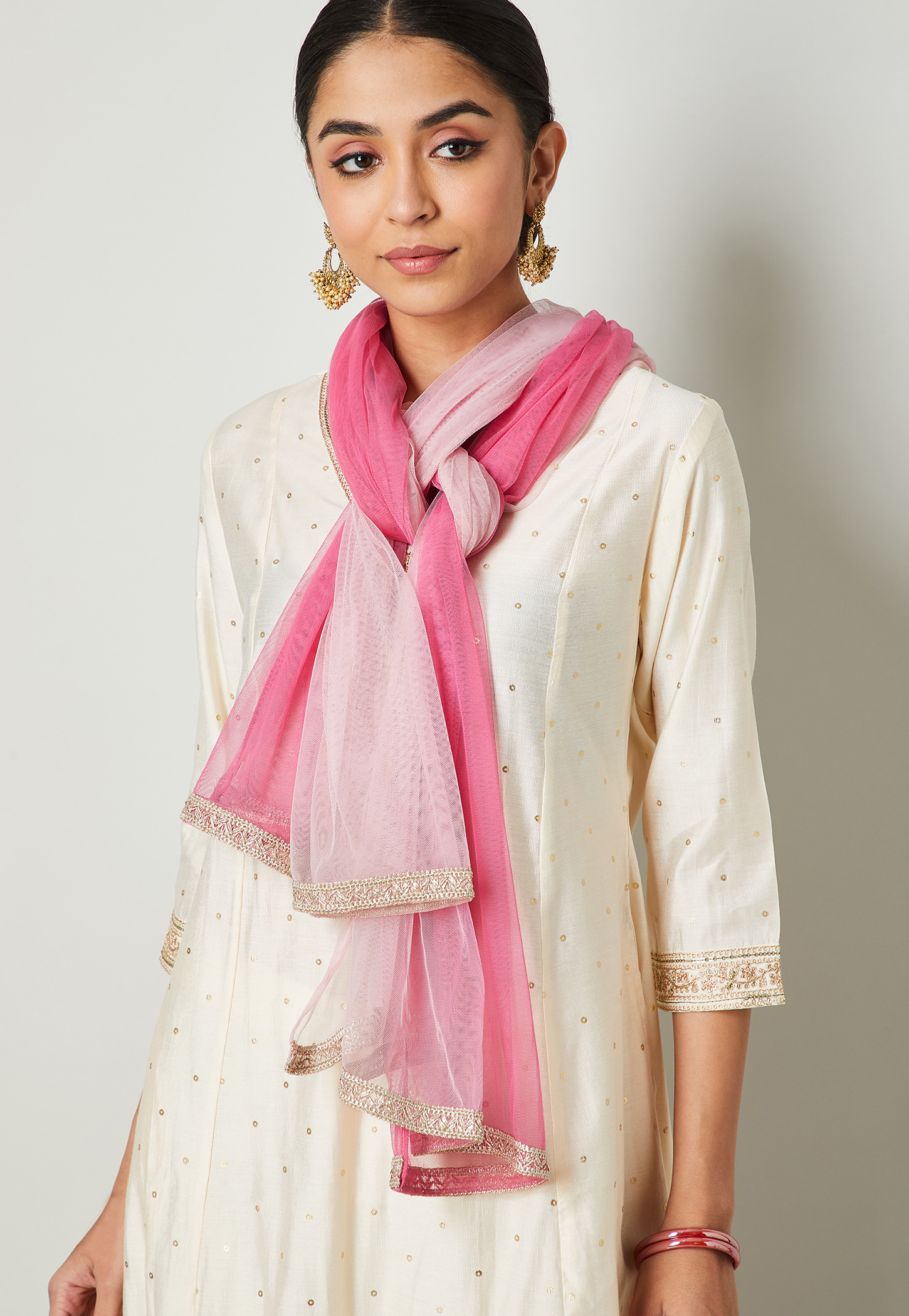 MELANGE Embellished Dupatta-picture-40