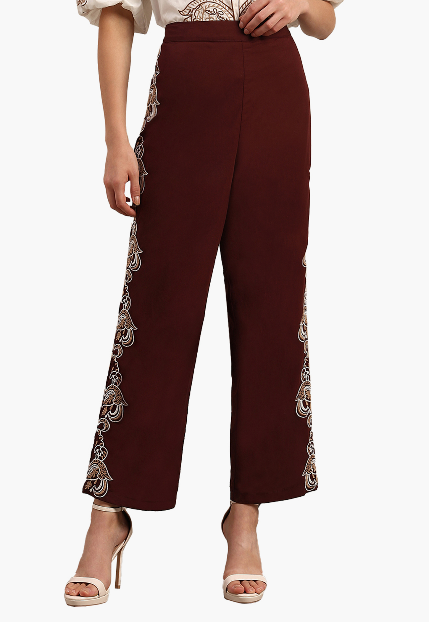 VERO MODA Embroidered Trousers-picture-26