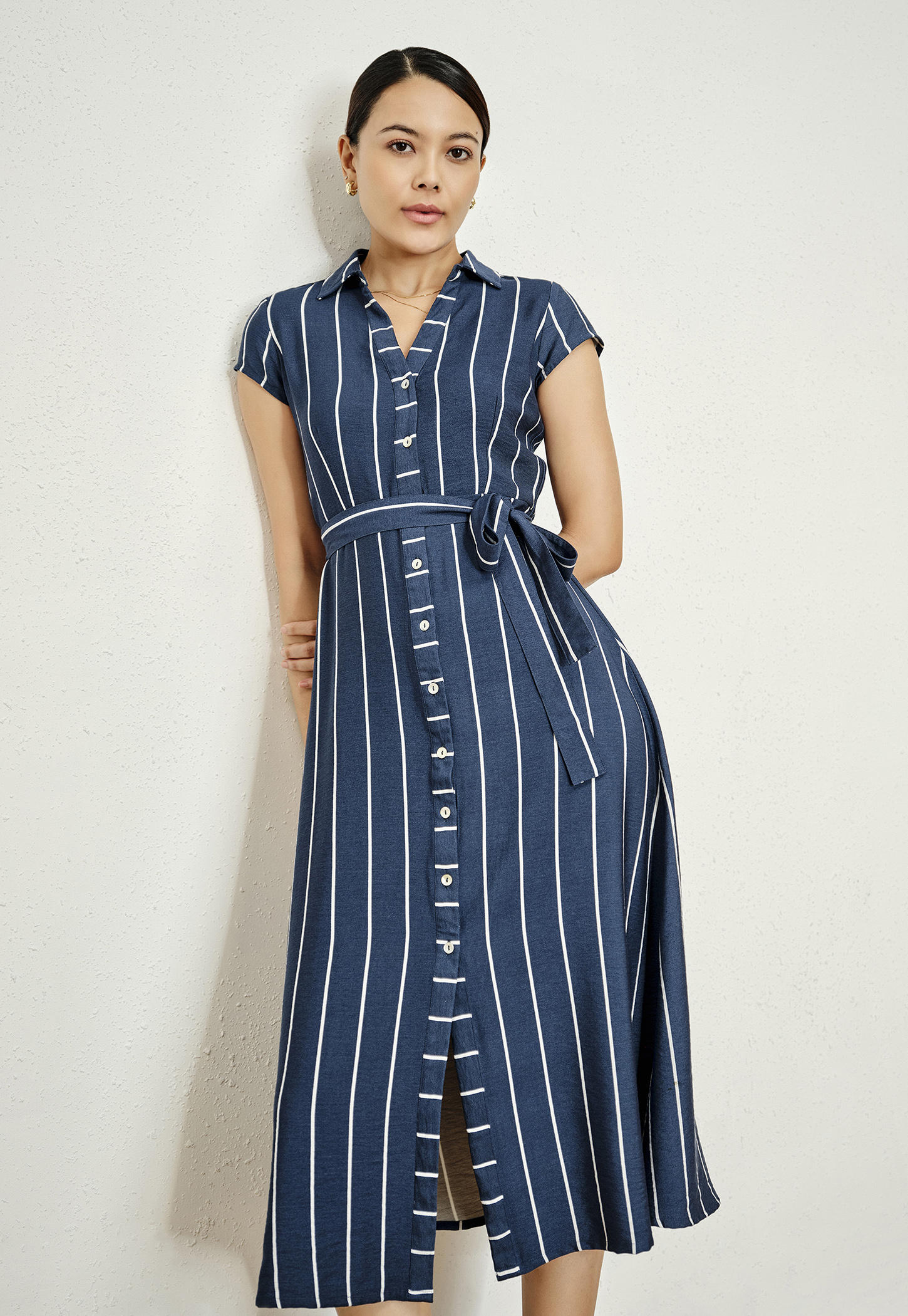 AND Striped Midi Dress-picture-52