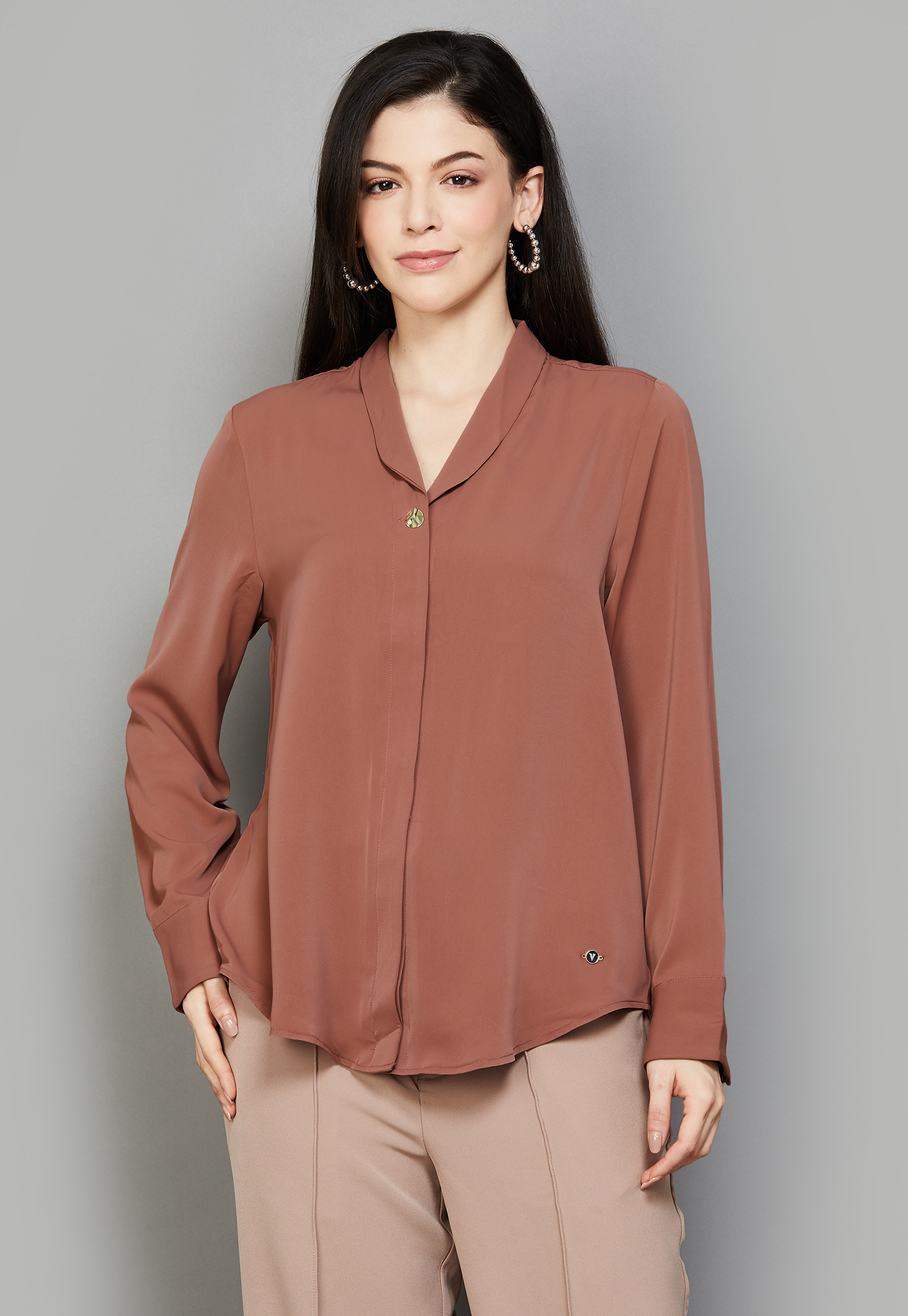 VAN HEUSEN Solid Regular Shirt-picture-47