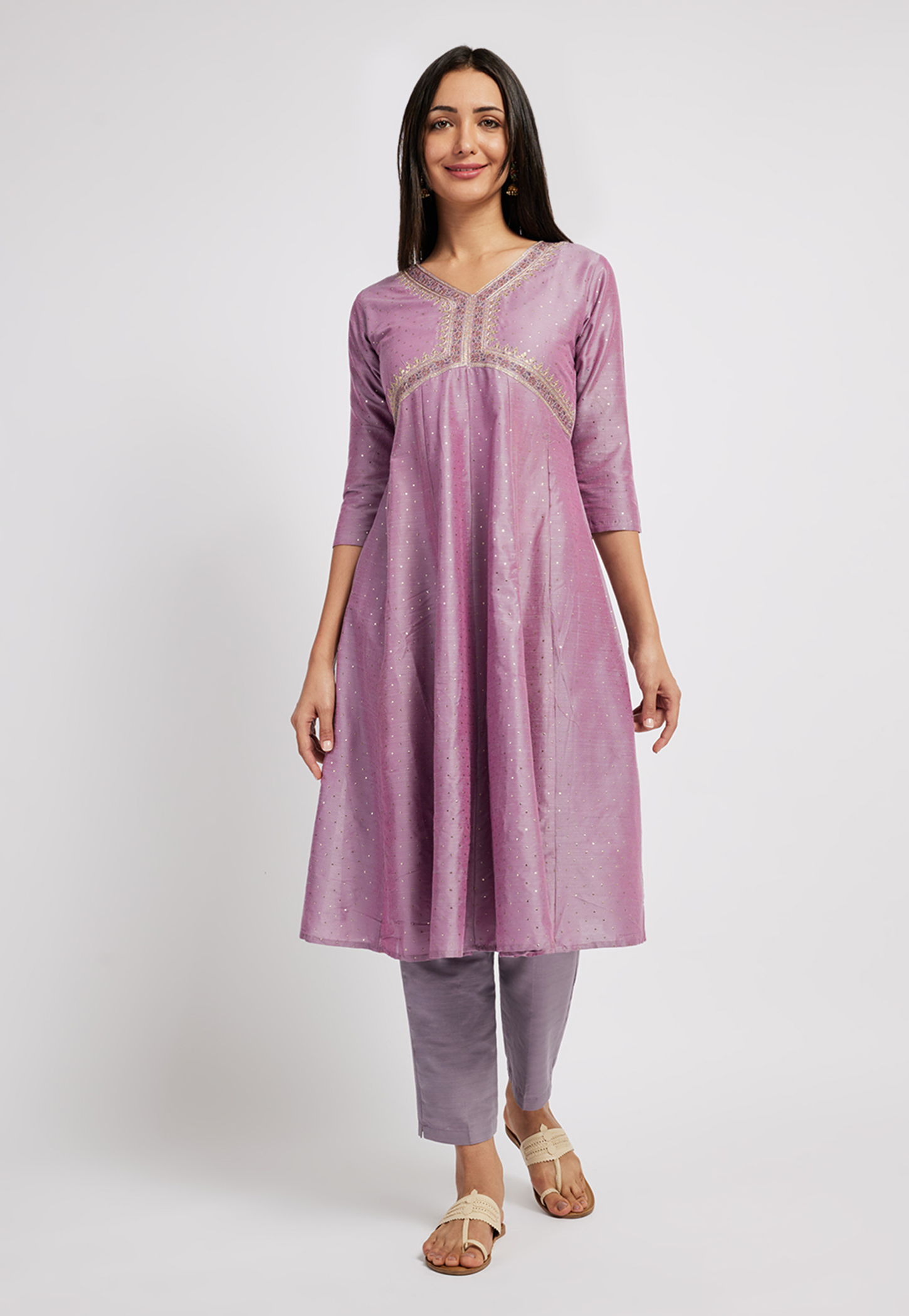 SPAN Embroidered Anarkali Kurta-picture-42