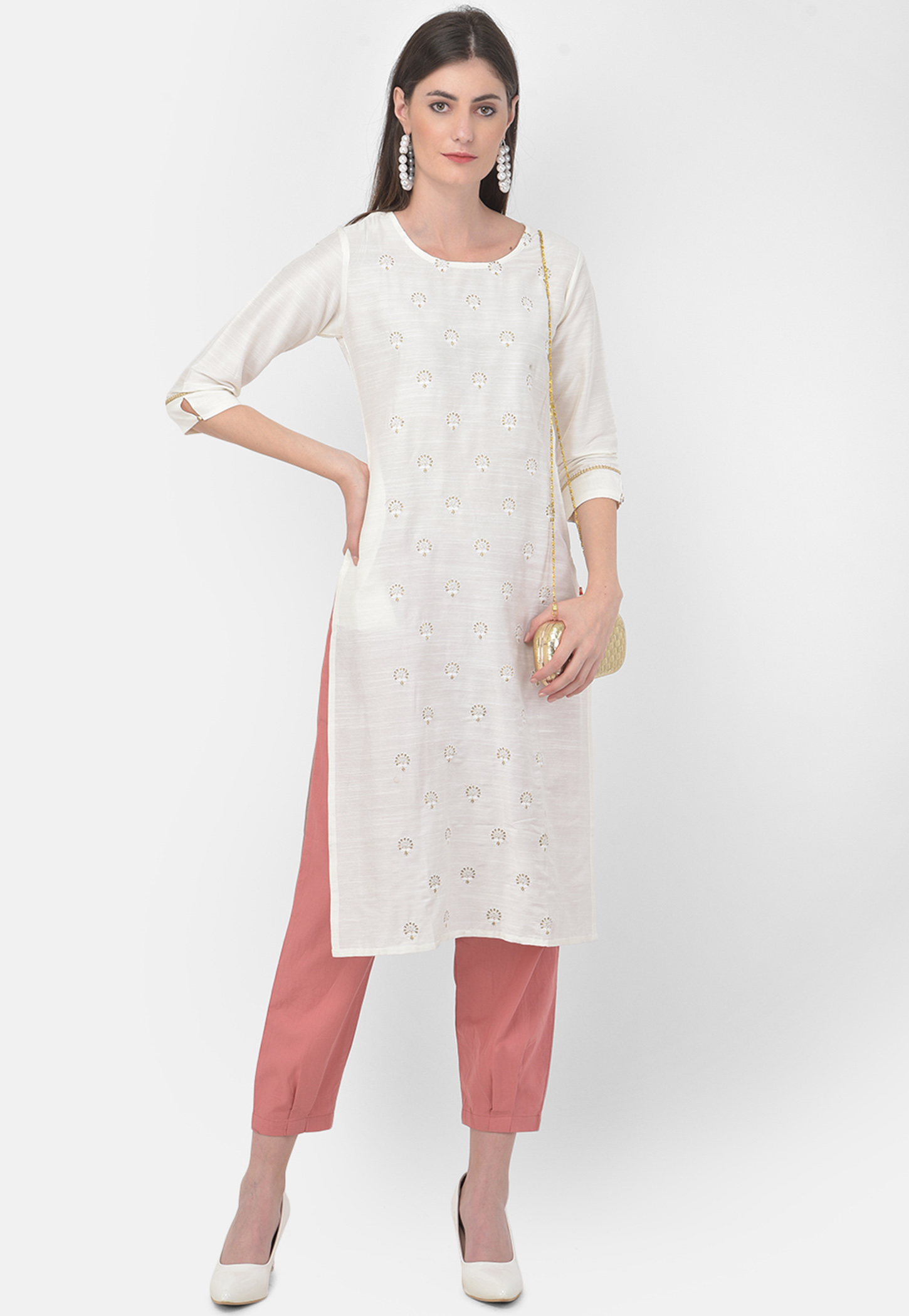 SPAN Embroidered Straight Kurta-picture-36