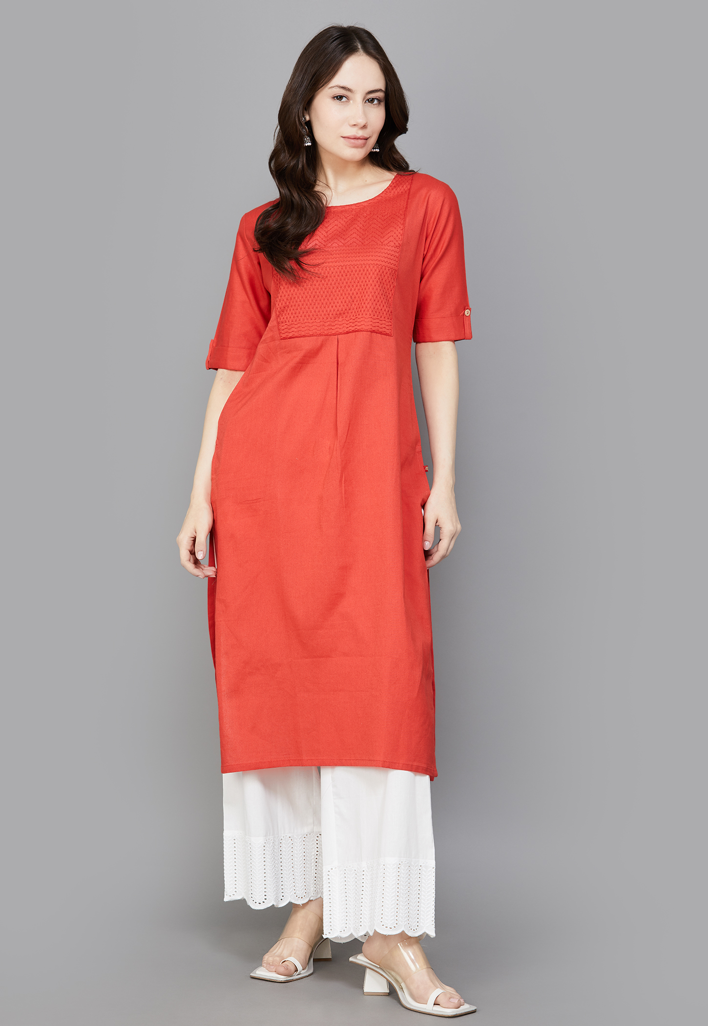 SPAN Embroidered Straight Kurta-picture-31
