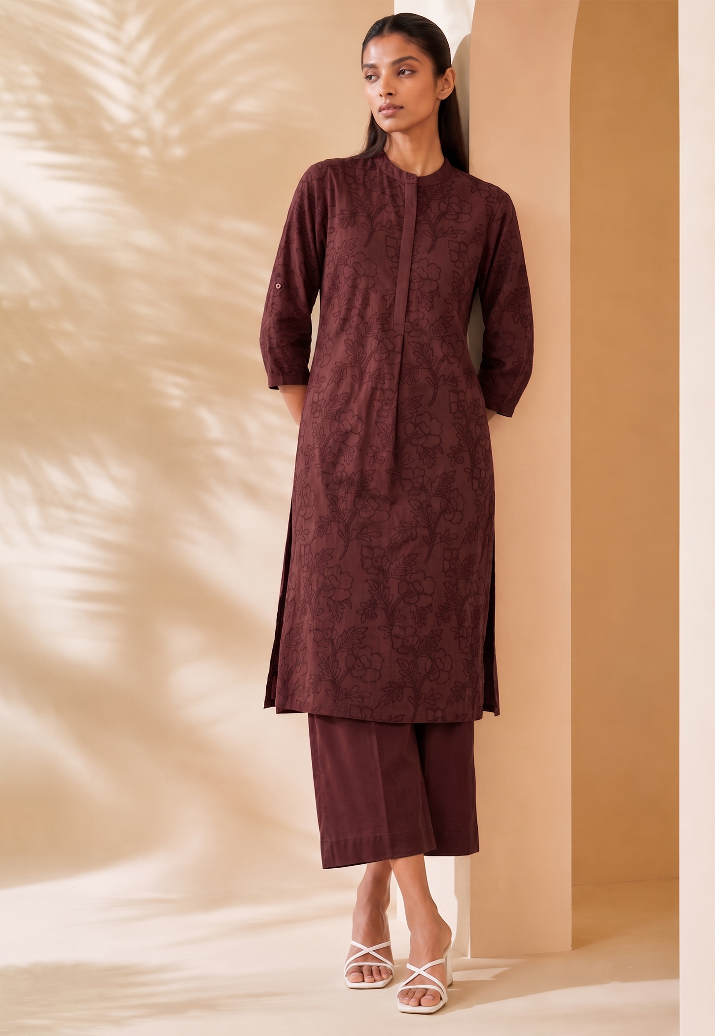 MELANGE Embroidered Kurta Set-picture-50