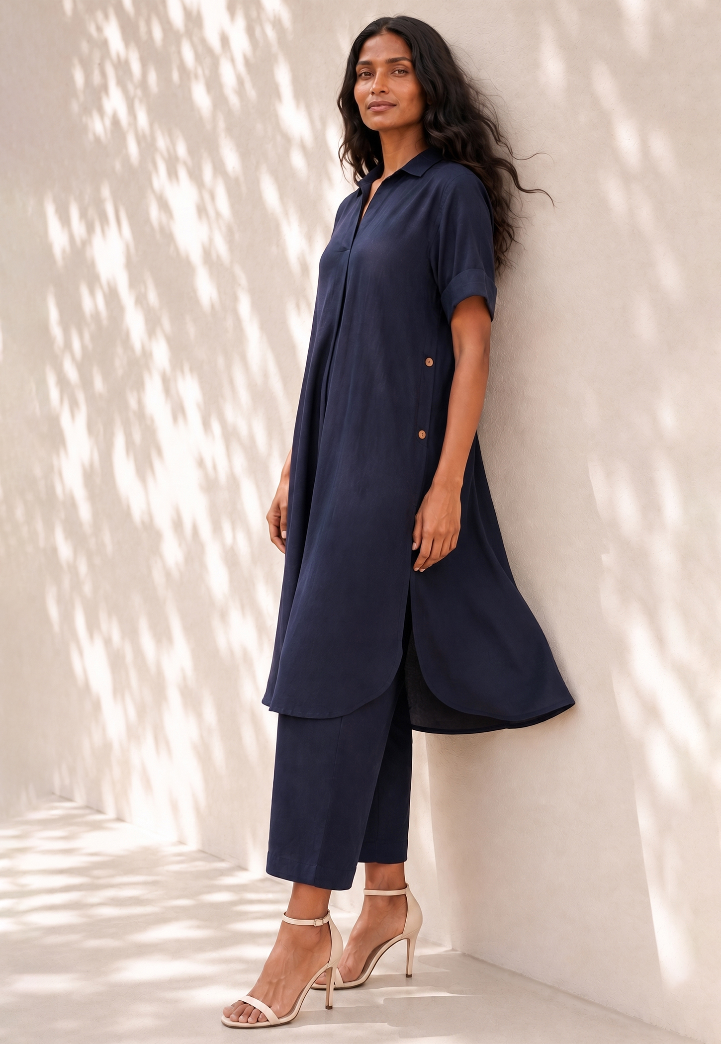 MELANGE Solid Kurta Set-picture-50