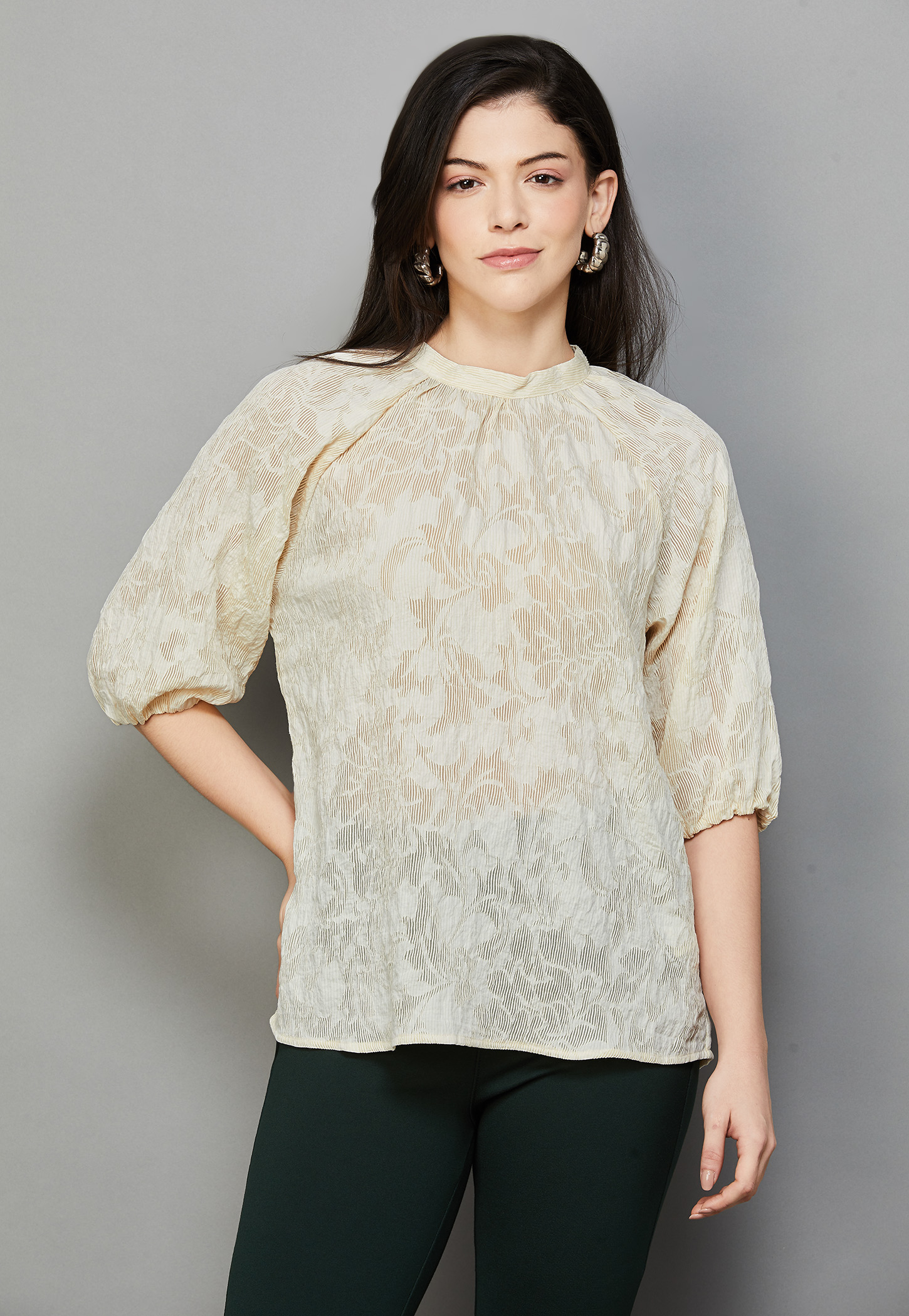 RAREISM Floral Patterned Top-image-21