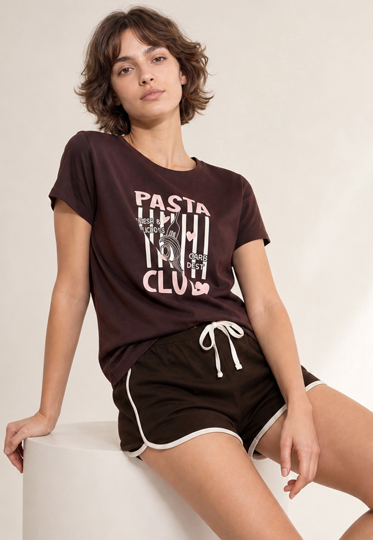 GINGER Drawstring Regular Shorts-image-36