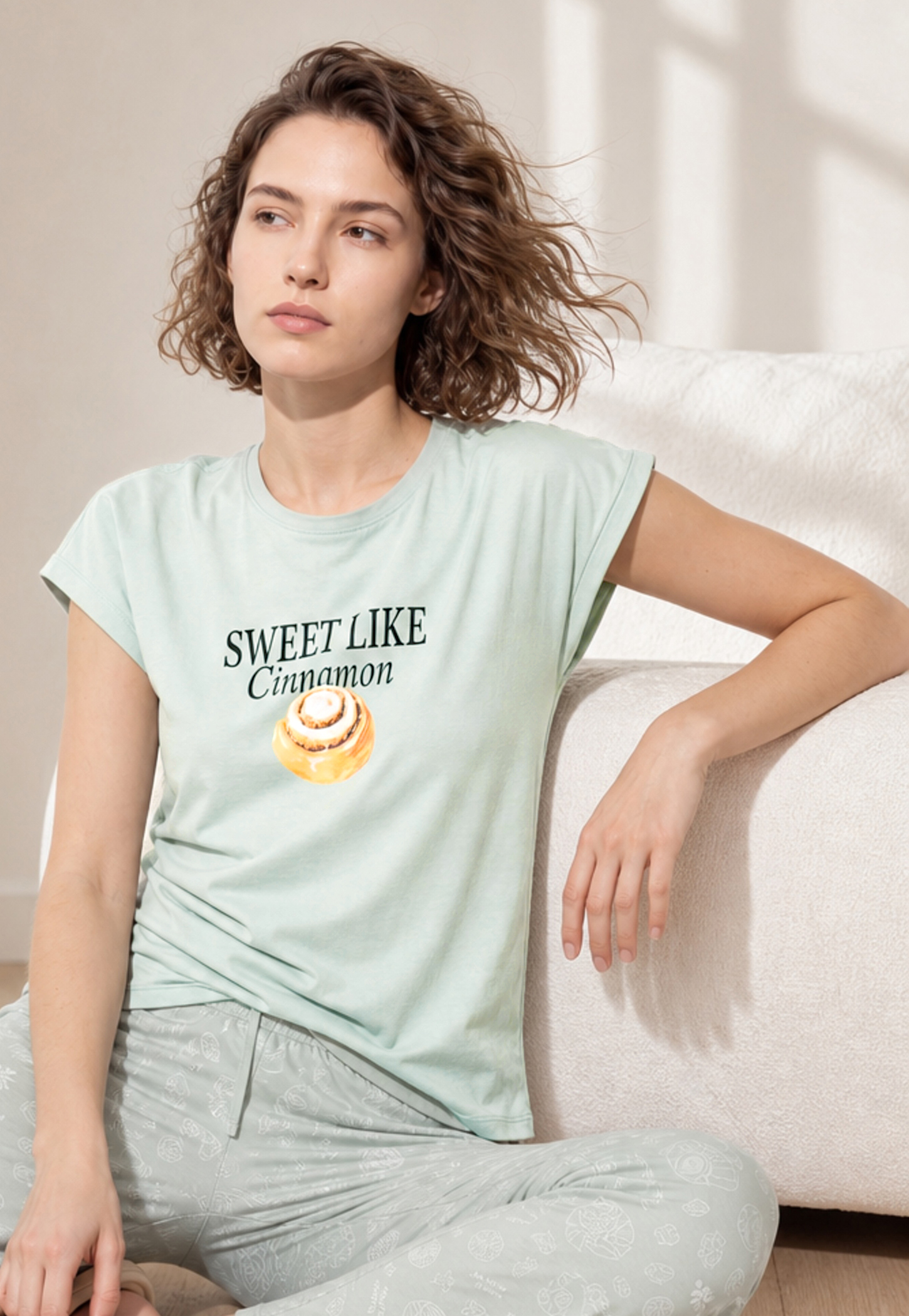 GINGER Sweet Like Cinnamon Lounge T-shirt-picture-41