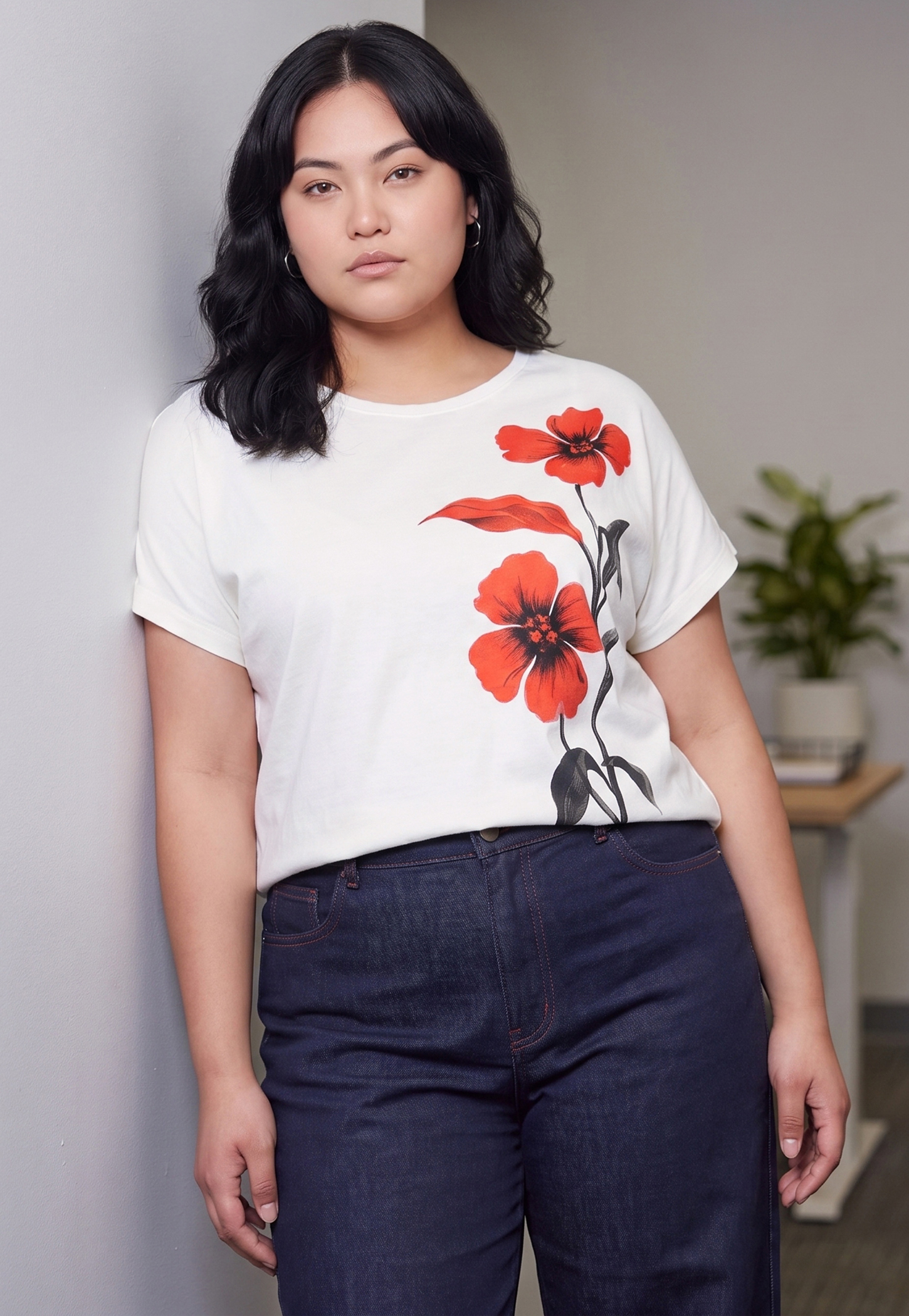 NEXUS Floral Print Relaxed T-shirt