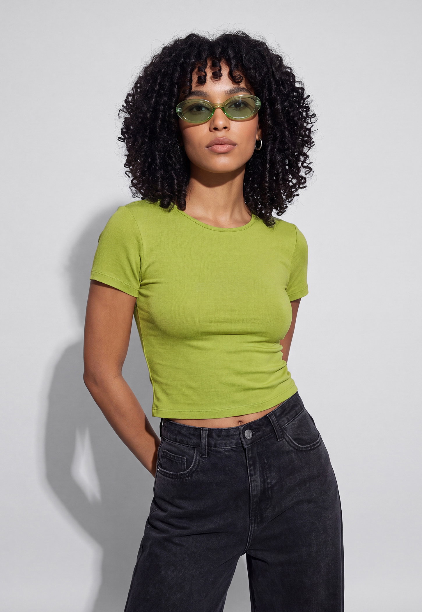 GINGER Solid Crop T-shirt-picture-18