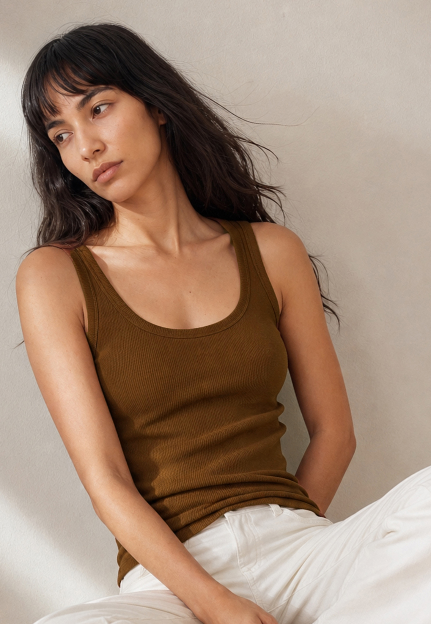 GINGER Solid Tank Top-picture-49