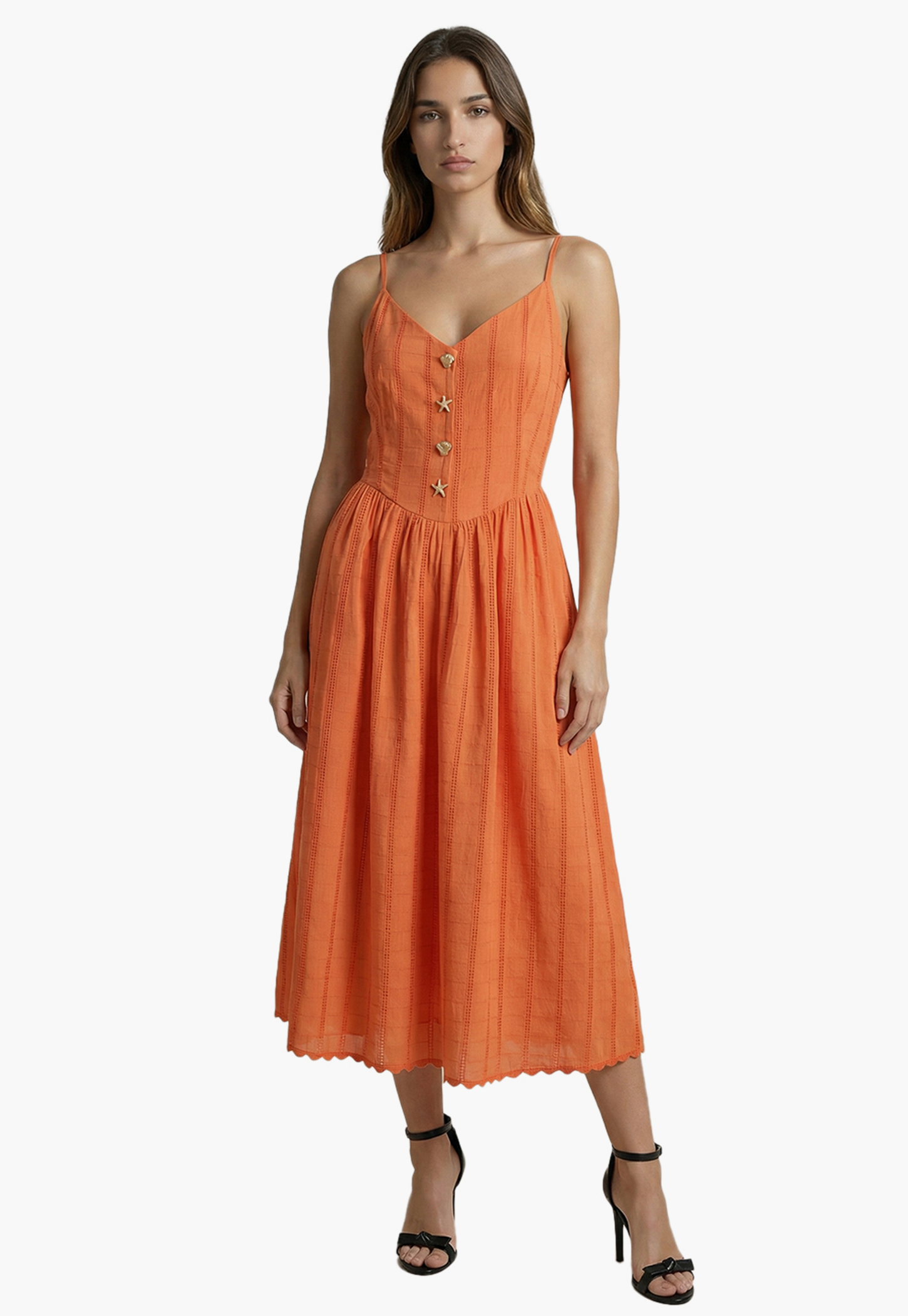 VERO MODA Embroidered Midi Dress-picture-34