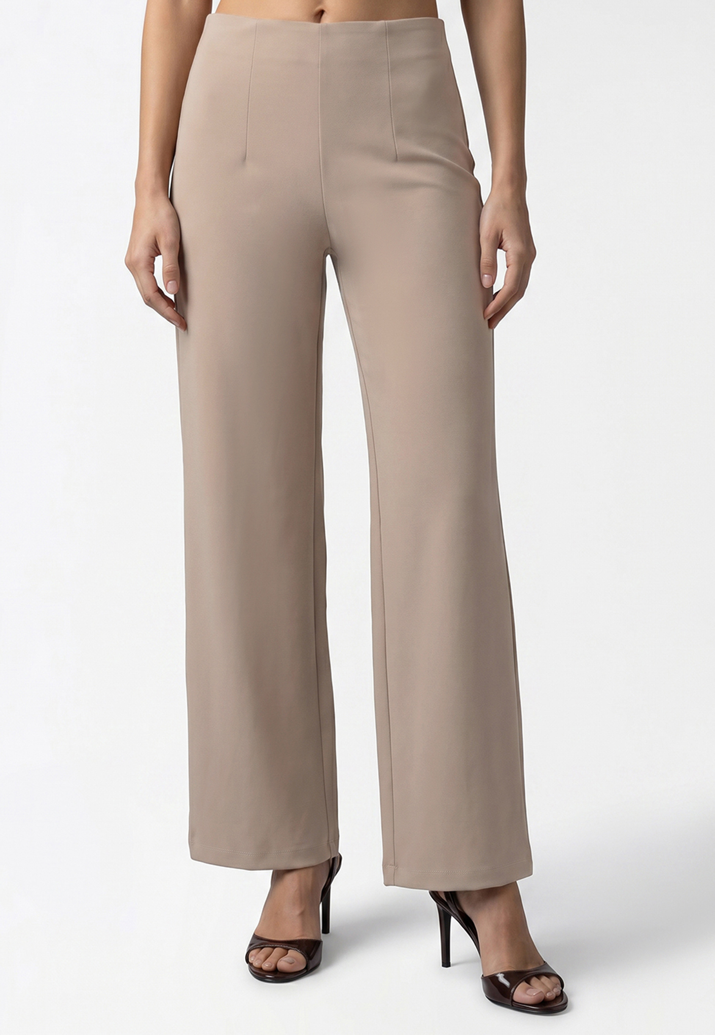KRAUS Solid Wide-Leg Trousers-picture-33