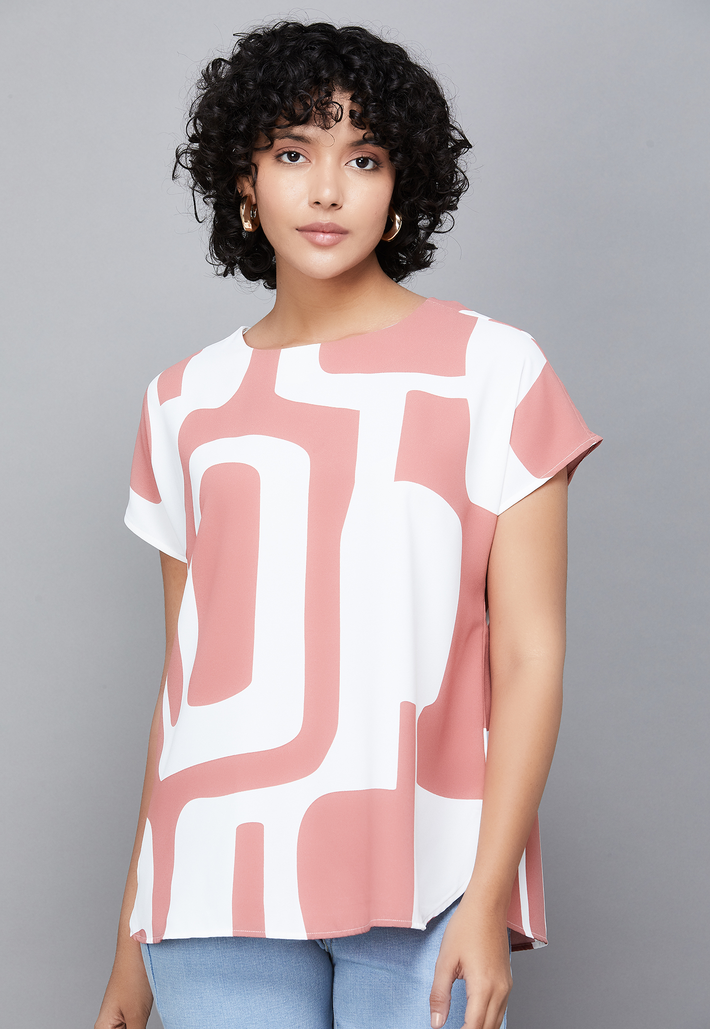 VAN HEUSEN Abstract Print Top-picture-29