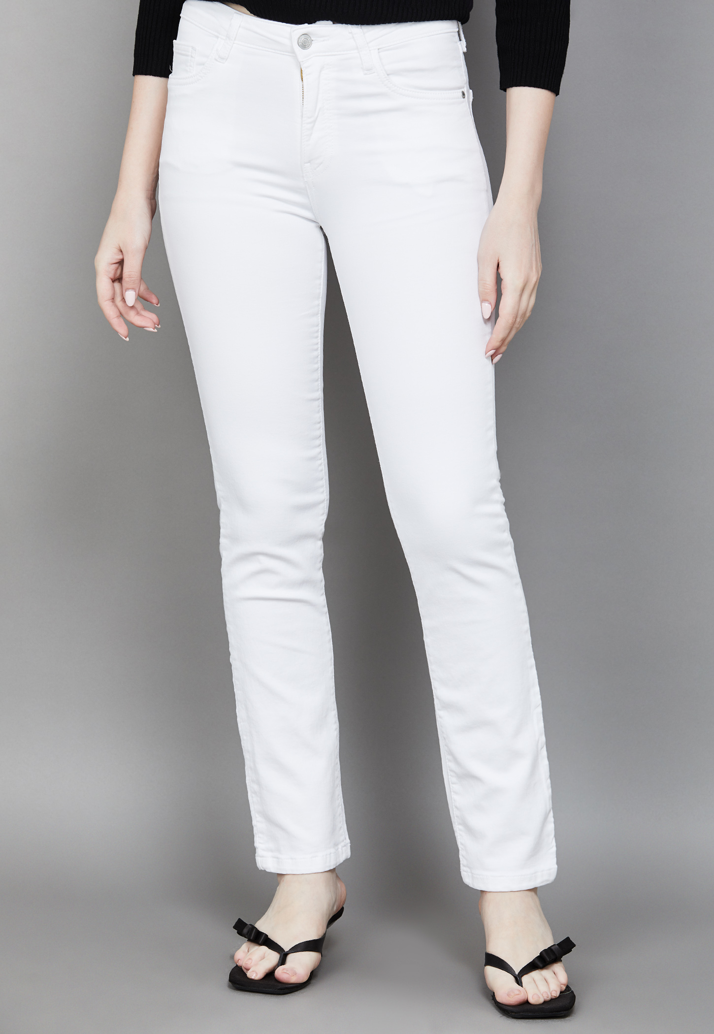 KRAUS Solid Straight Fit Jeans-picture-53