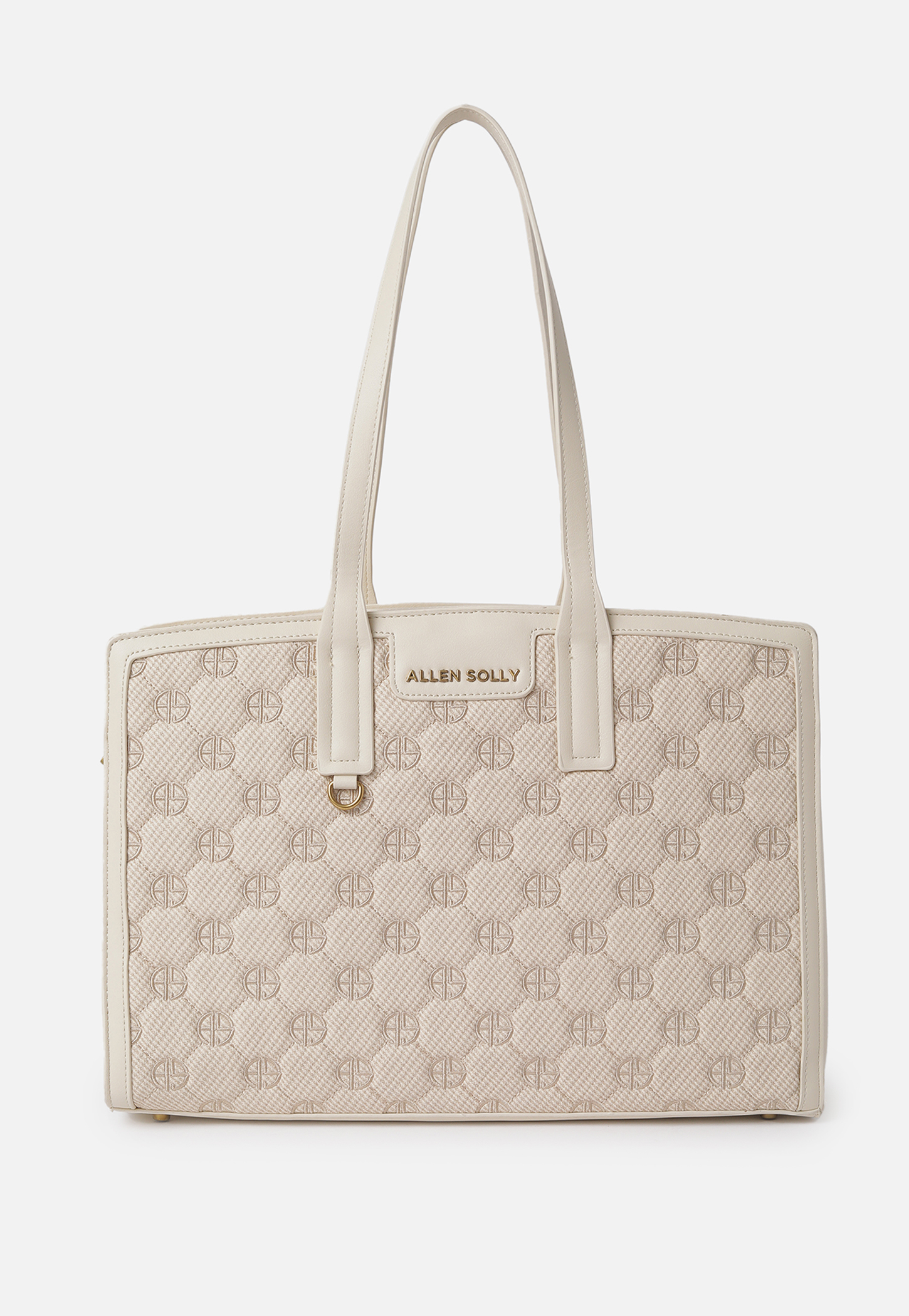 ALLEN SOLLY Embroidered Laptop Bag