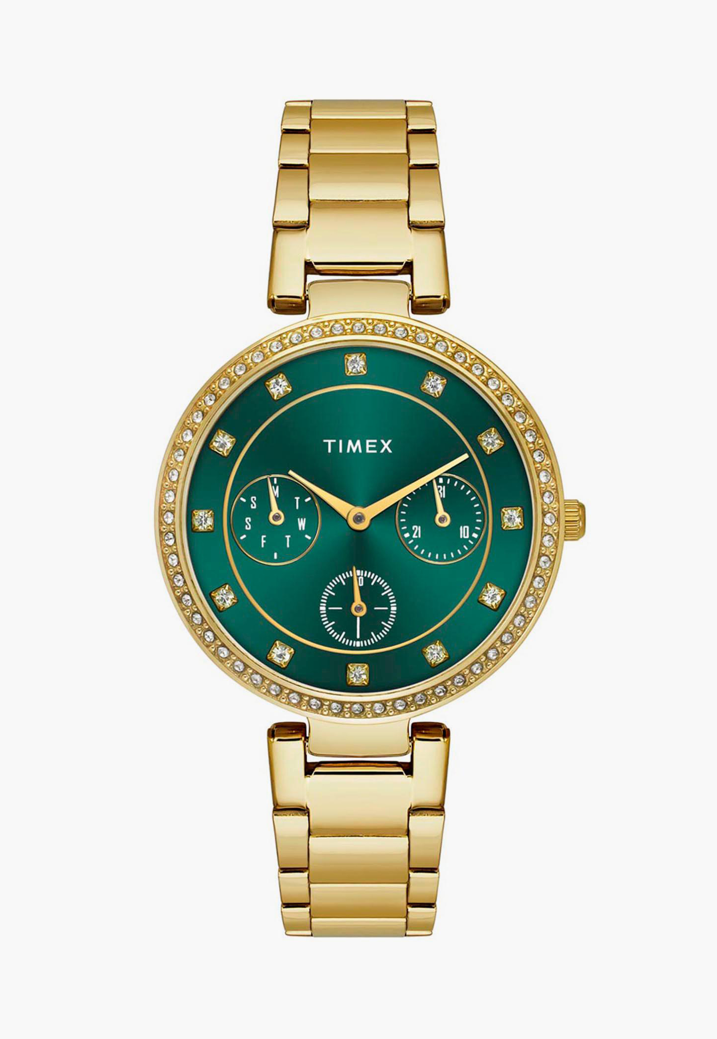 TIMEX Fashion Embellished Multifunction Watch - TWEL18700-image-42