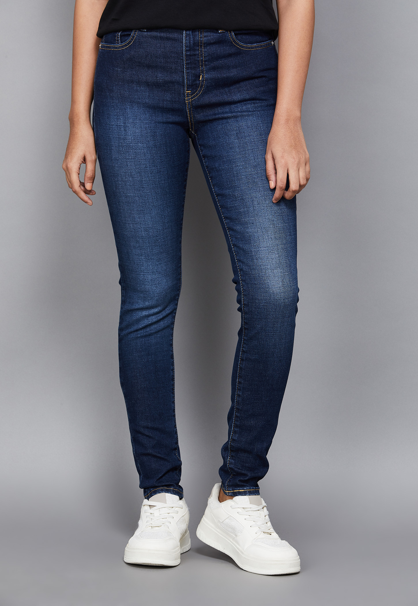 LEVI'S Solid Skinny Fit Jeans-image-19