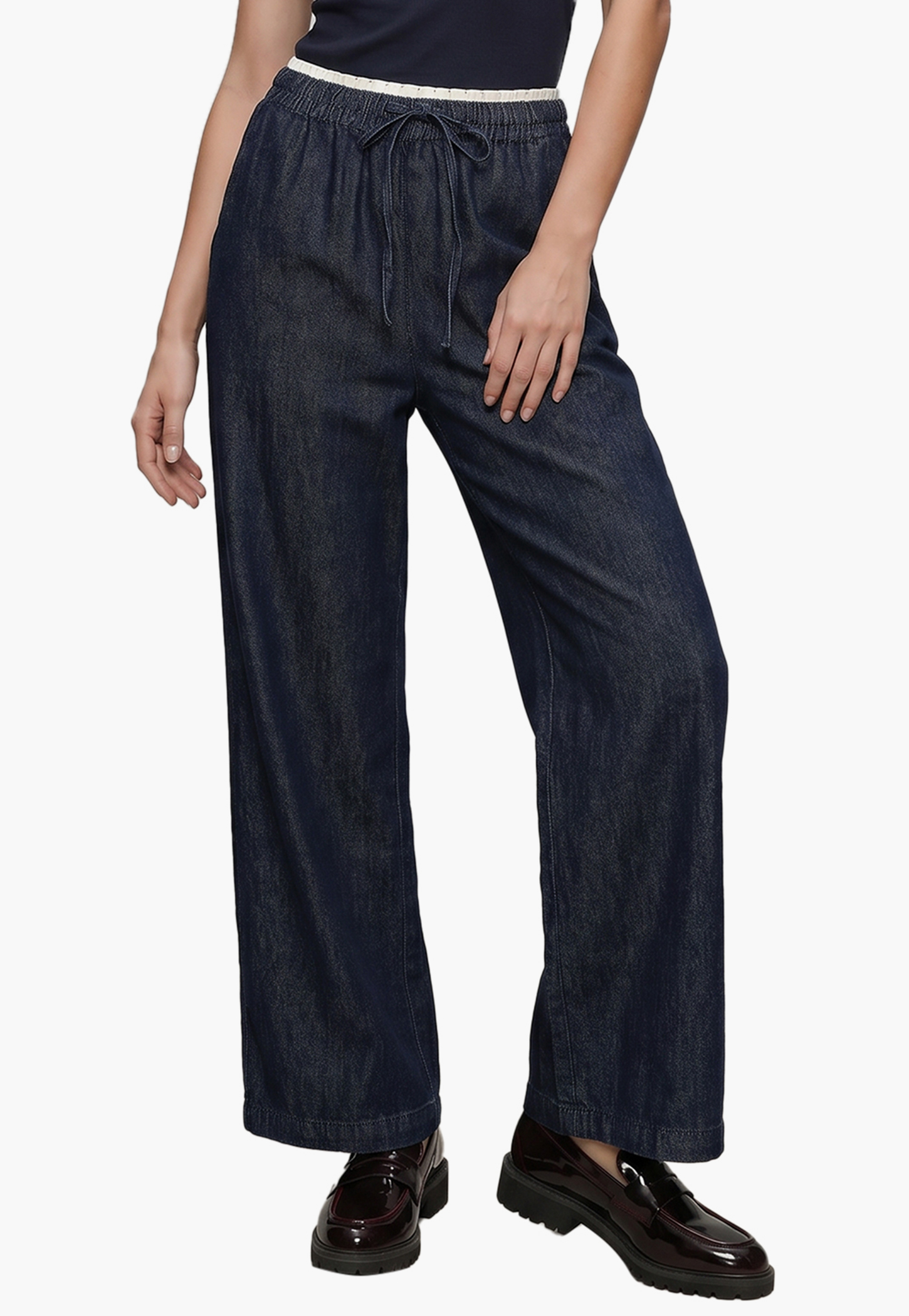 VERO MODA Solid Wide-Leg Trousers-picture-10